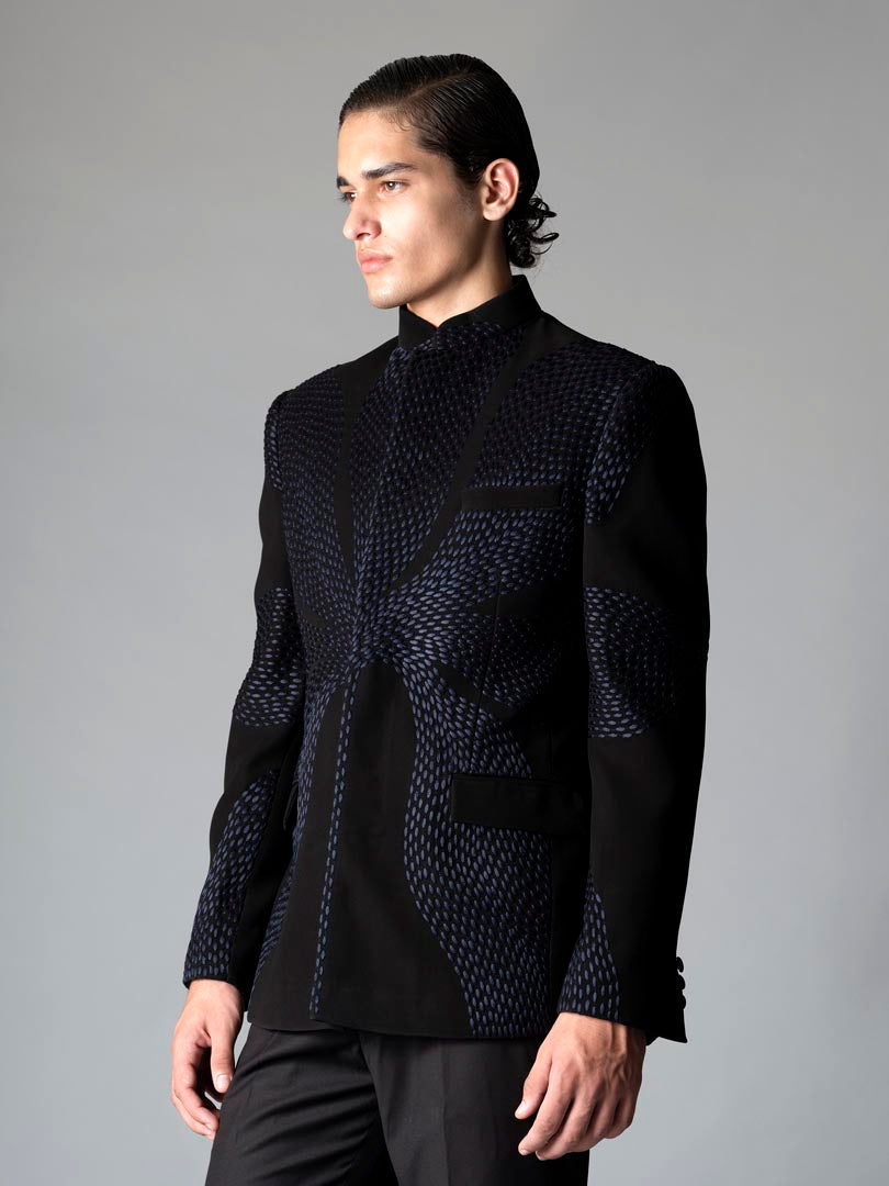 Scarr embroidered bandhgala