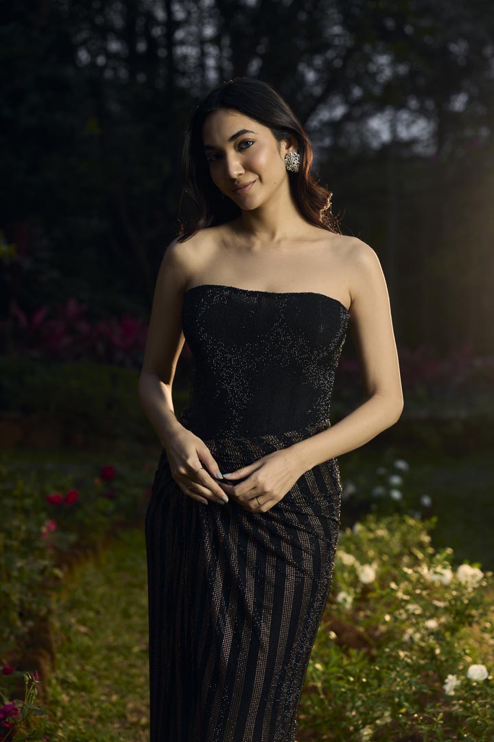 Shyamal Sona Crystal Gown