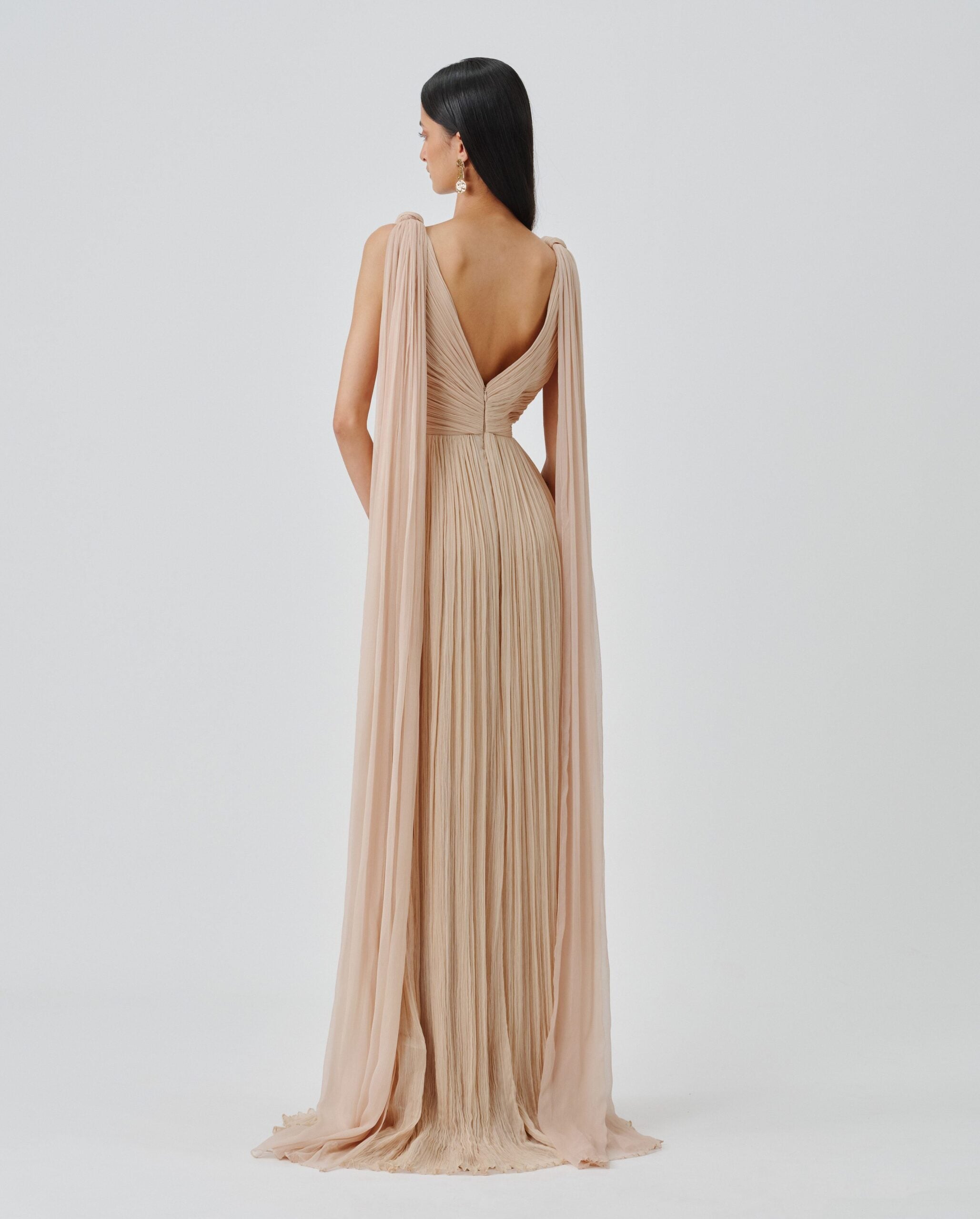 Athena Ruched Gown
