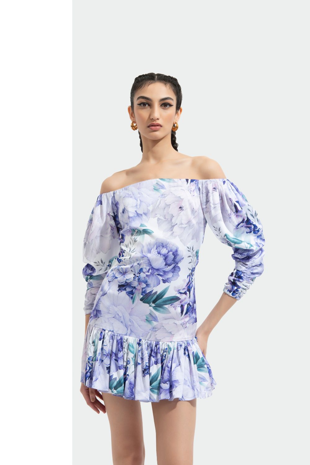 Ume Printed Short Dress