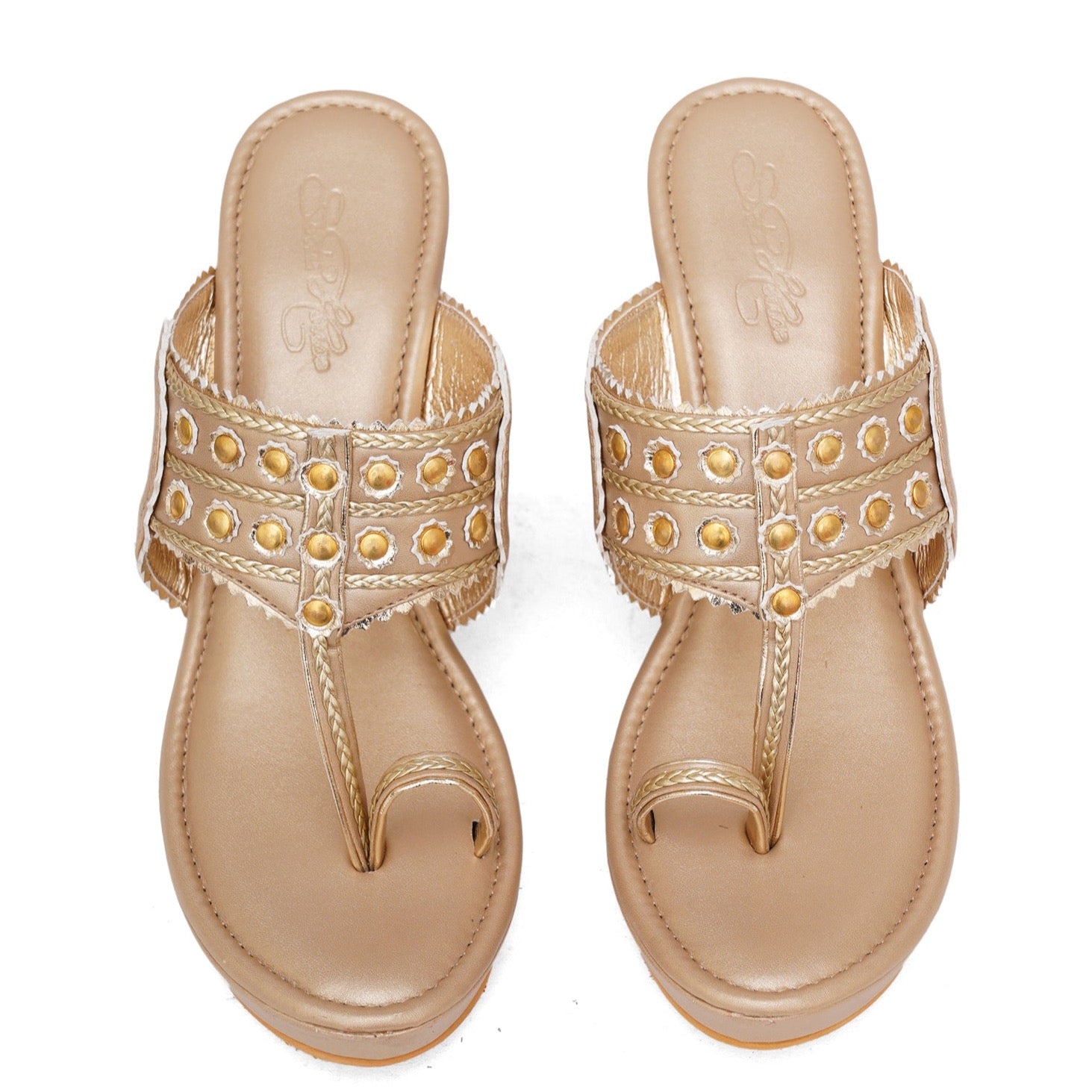 Gold Filigree Wedges