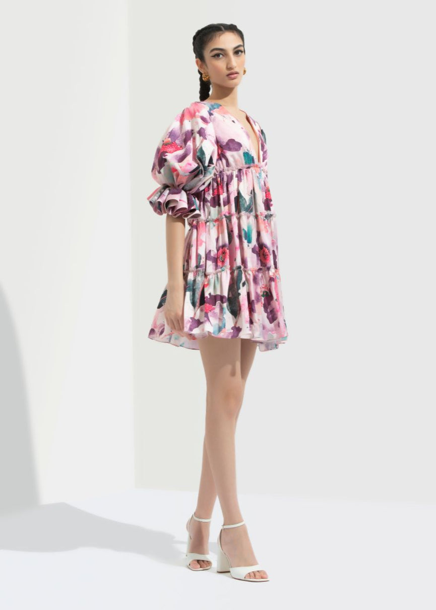Azalea Printed Short Dress