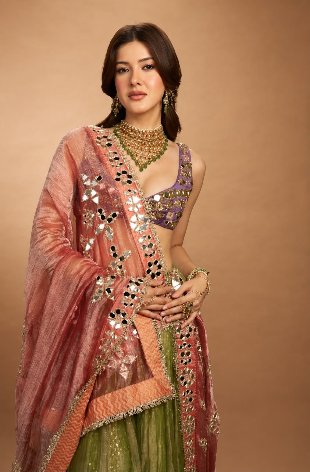 AZAL SHEESH LEHENGA