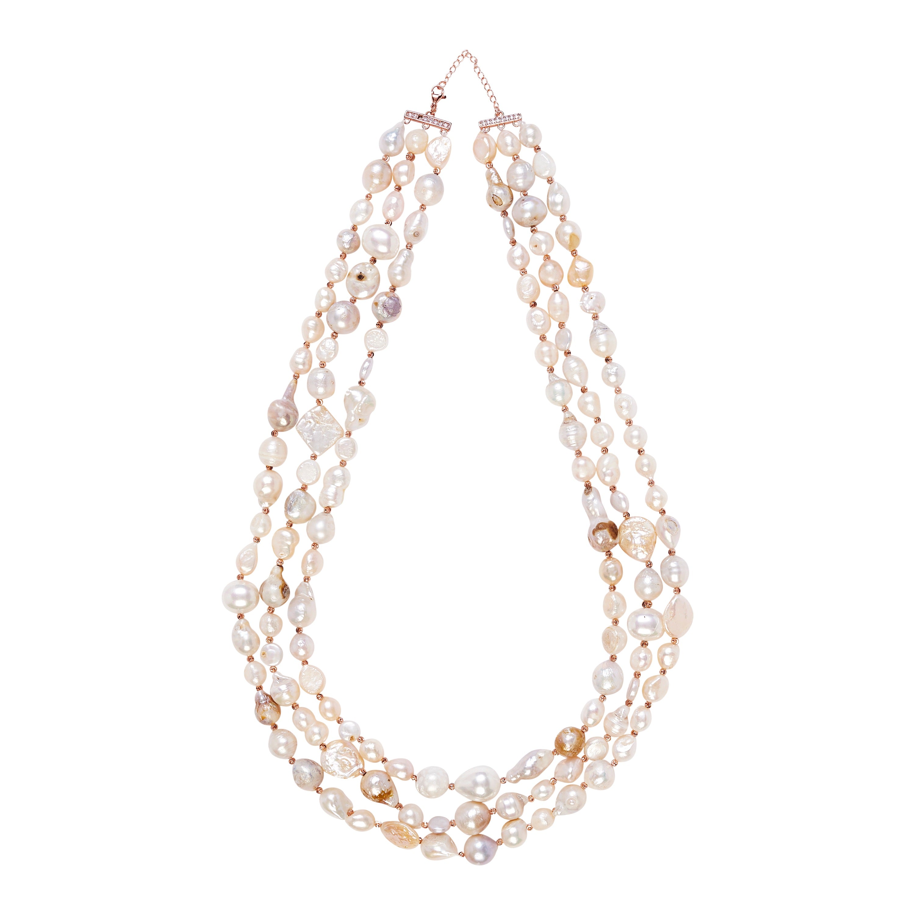 Baroque Pearl Layered Necklace