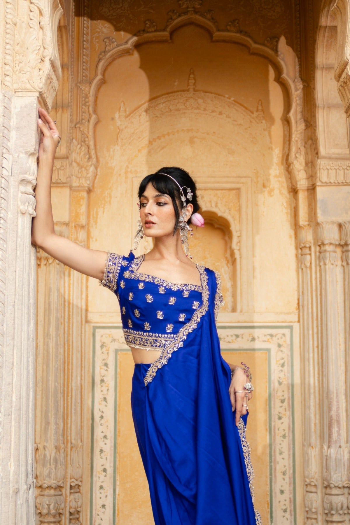 Touch me not saree