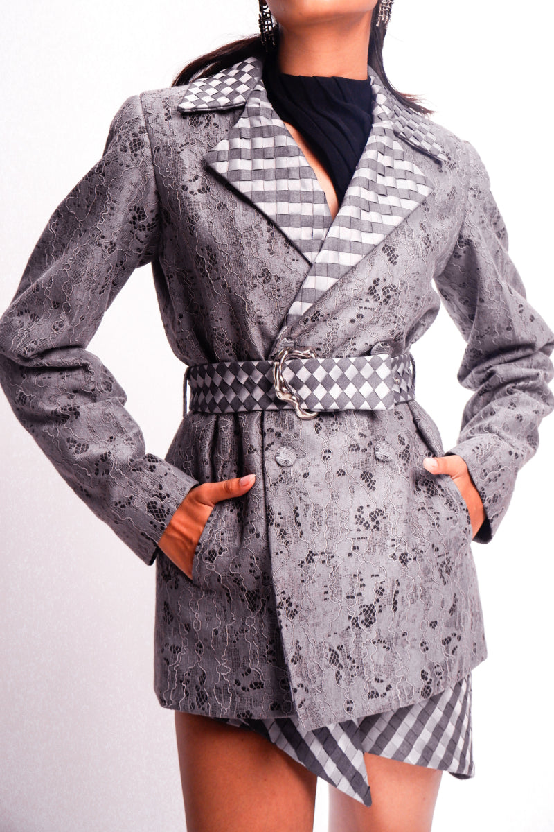 CORDED WHISPER TRENCH