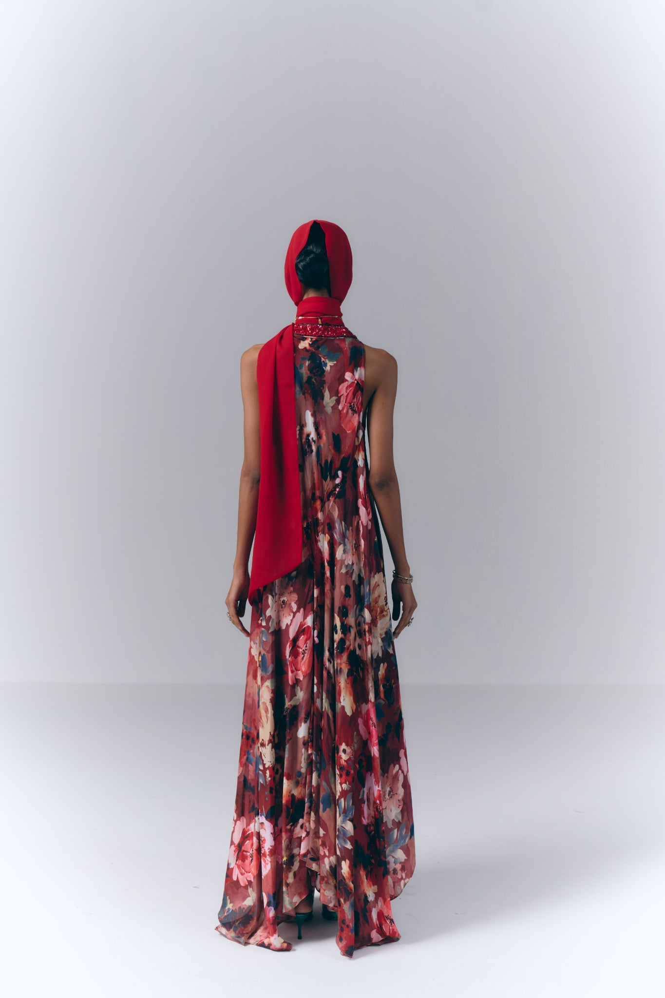 Bloom Printed Long Dress
