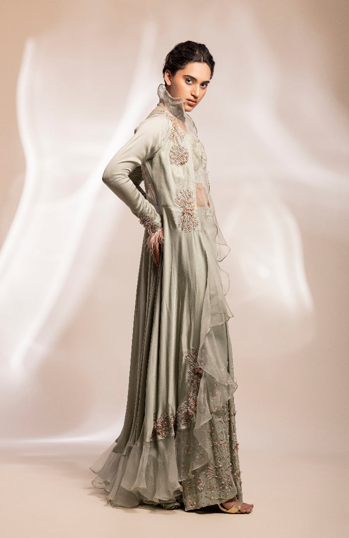 fusion jacket/blouse and sharara