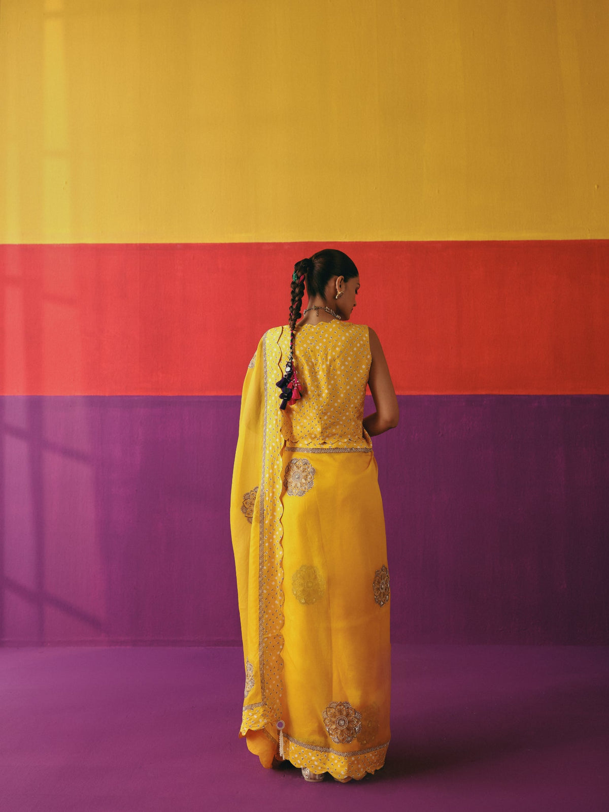 Mandala Surajmukhi Saree