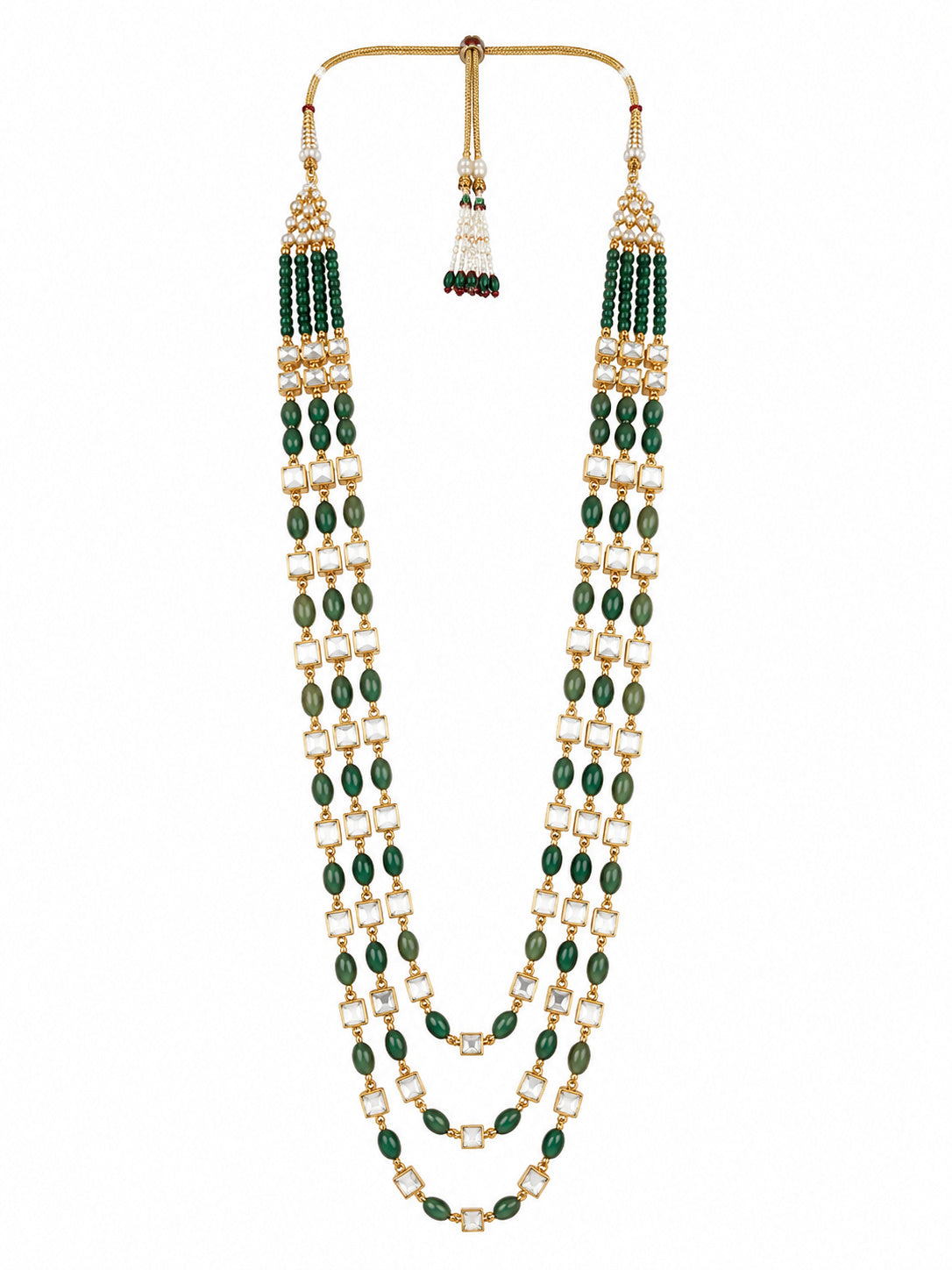 Moissanite Polki Choker Necklace Set