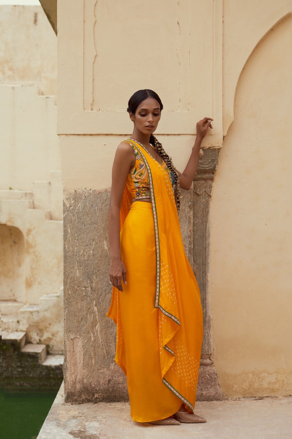 3 pc bohemian drape set