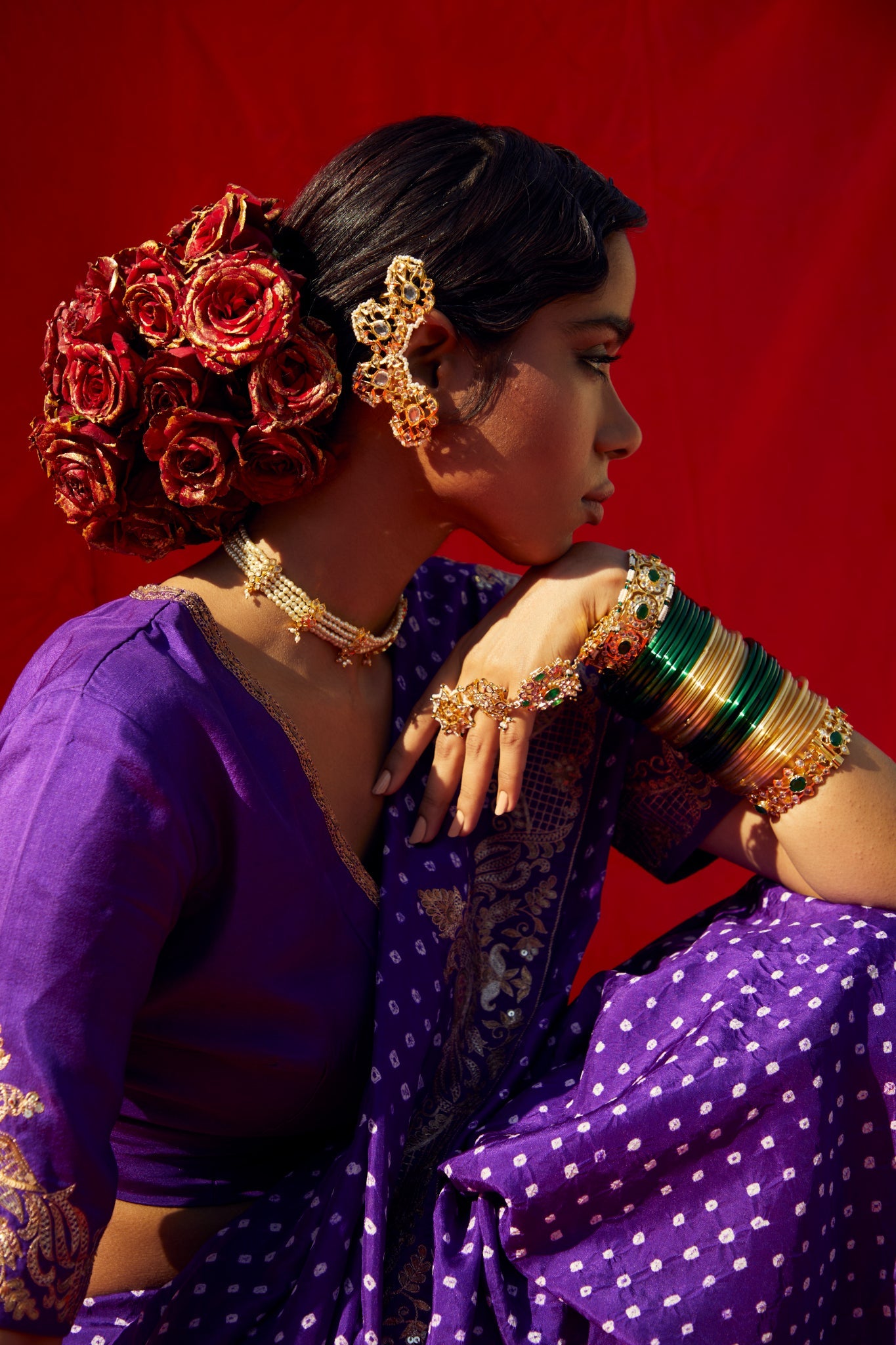 Peacock saree