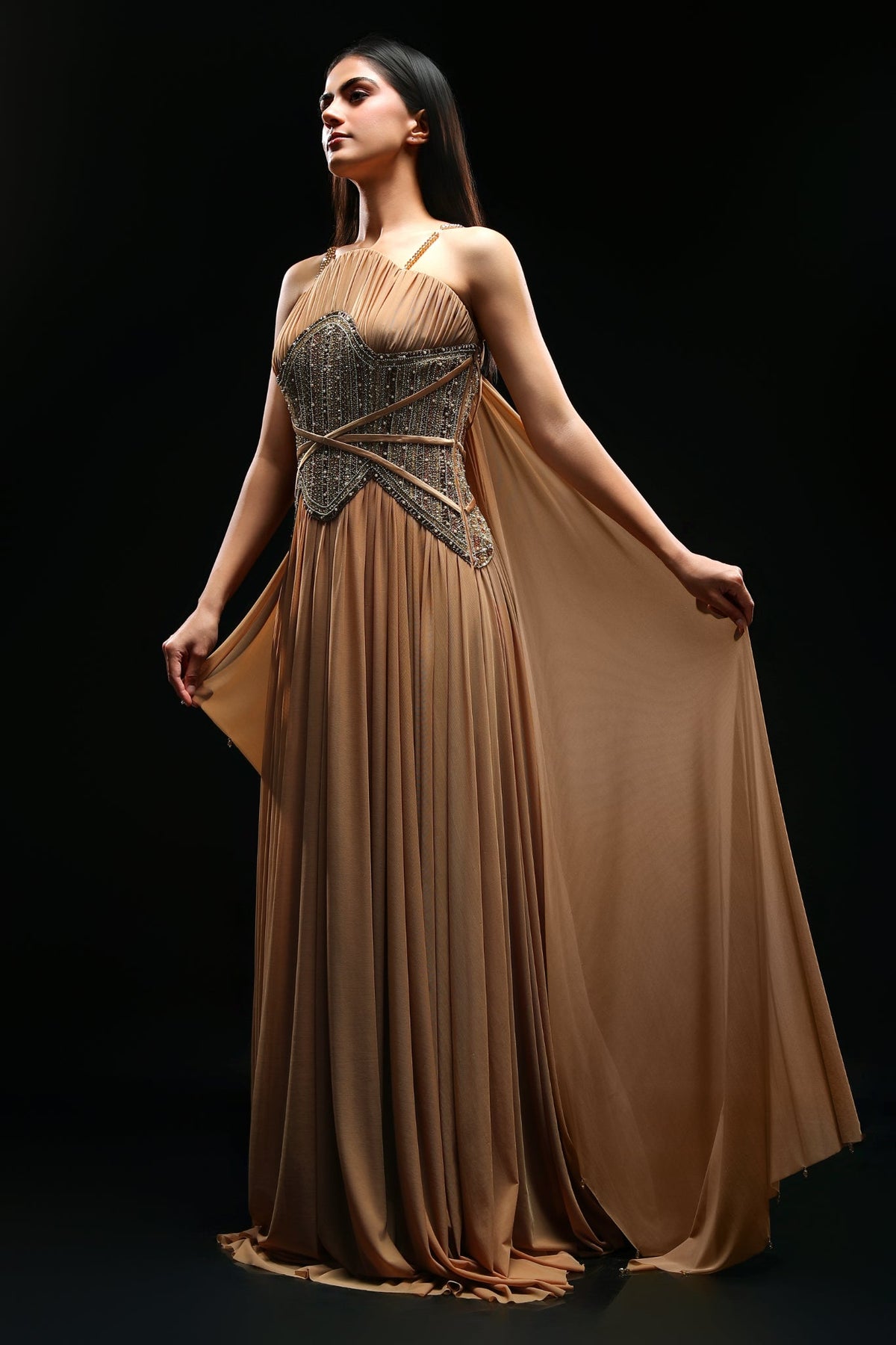 golden-embellished-lycra-gown