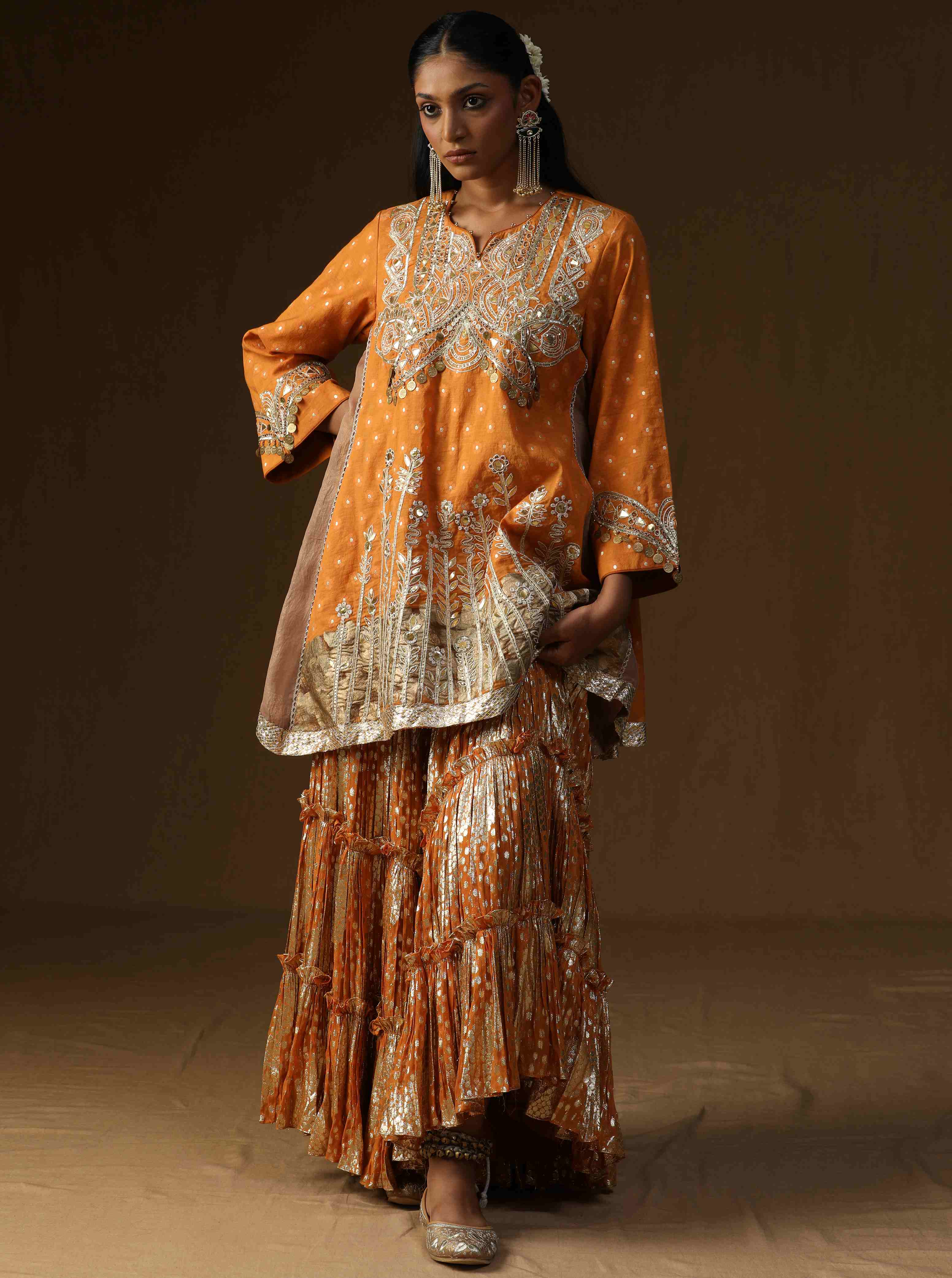 Rasika � Kesari Embroidered Sharara Set