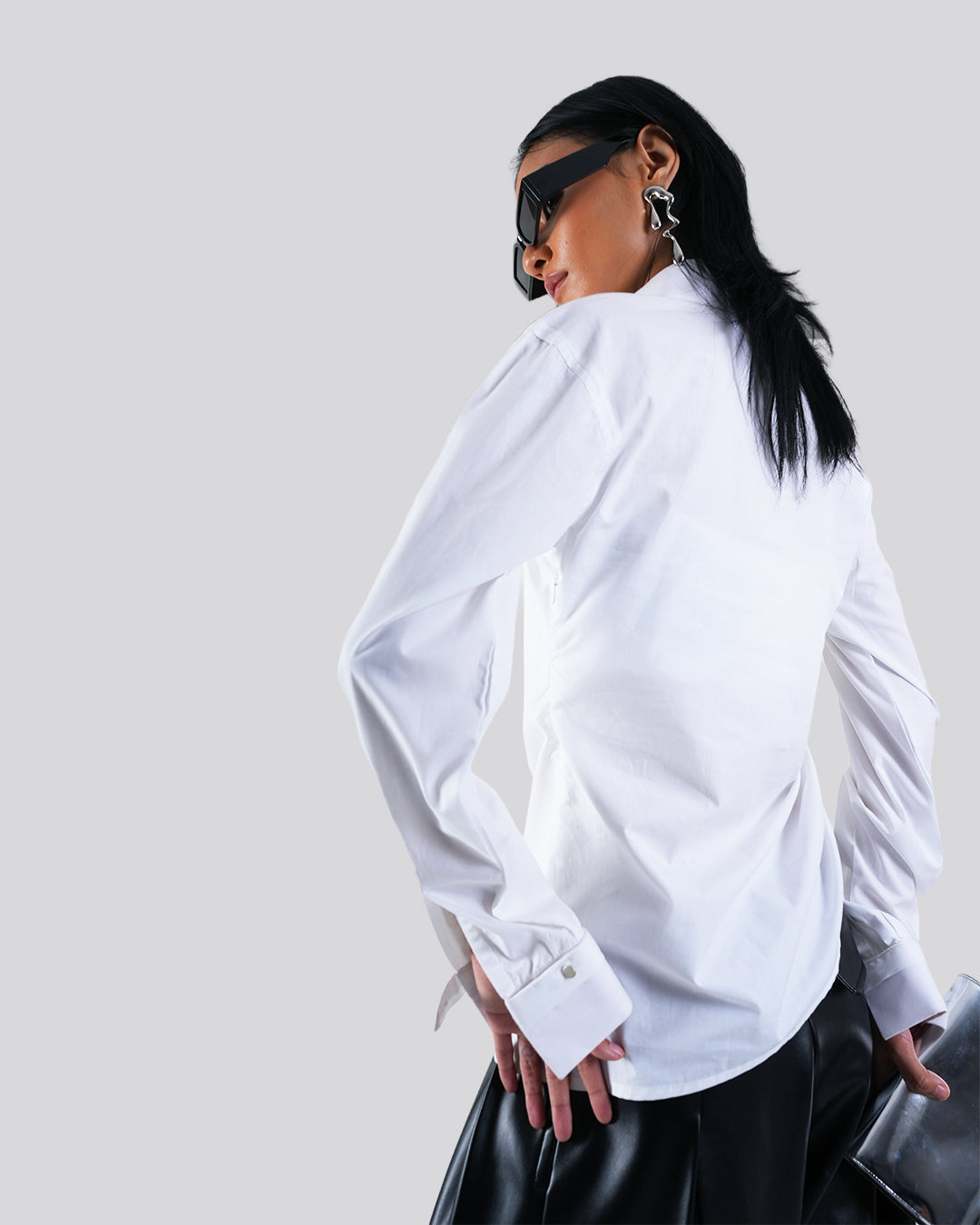 Offset Shirt Top