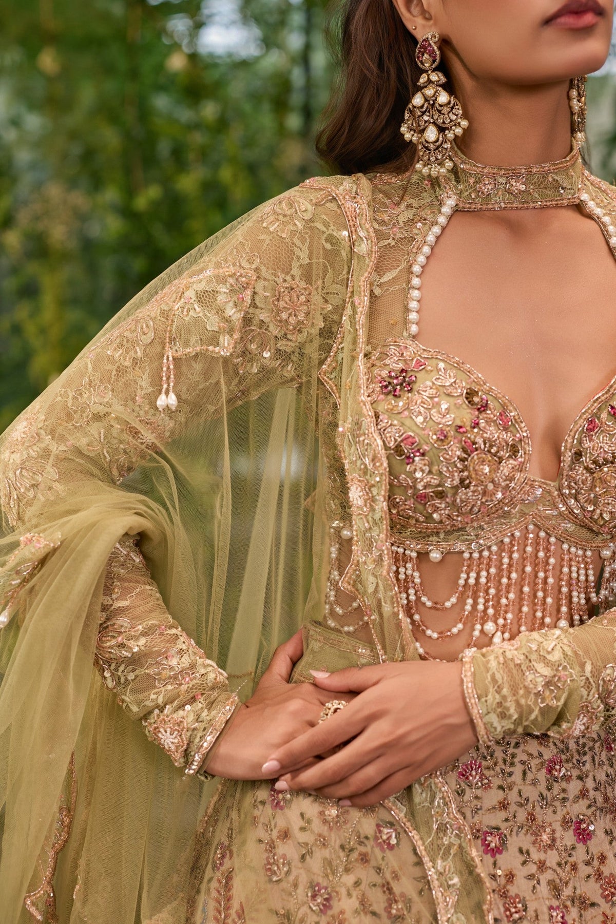 Aranya- The Forest Symphony lehenga