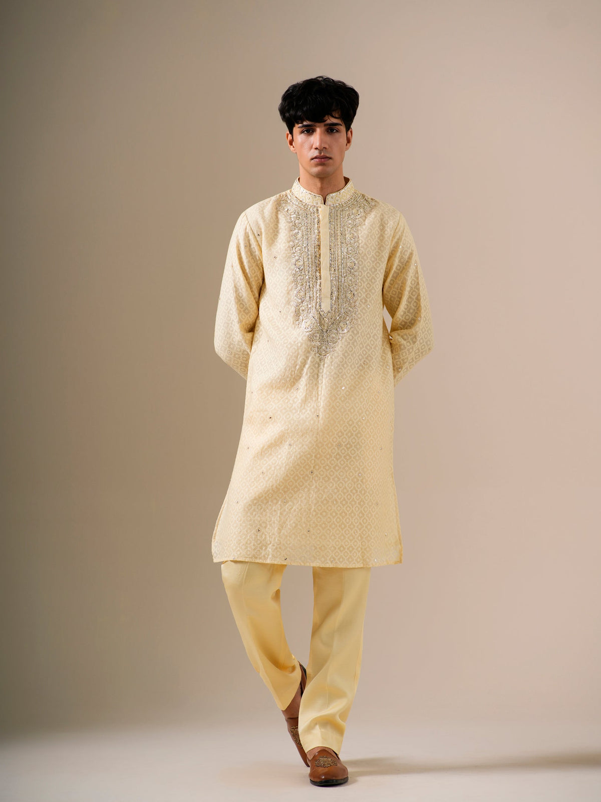 Amber Mukaish Kurta Set