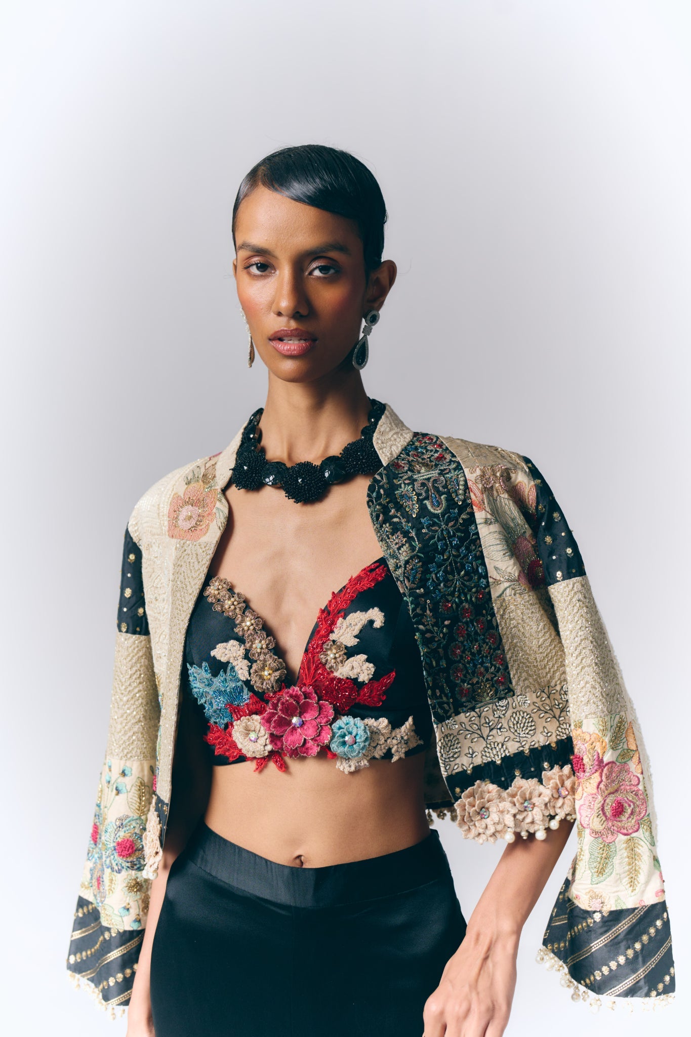Patchwork Co-ord Jacket Set