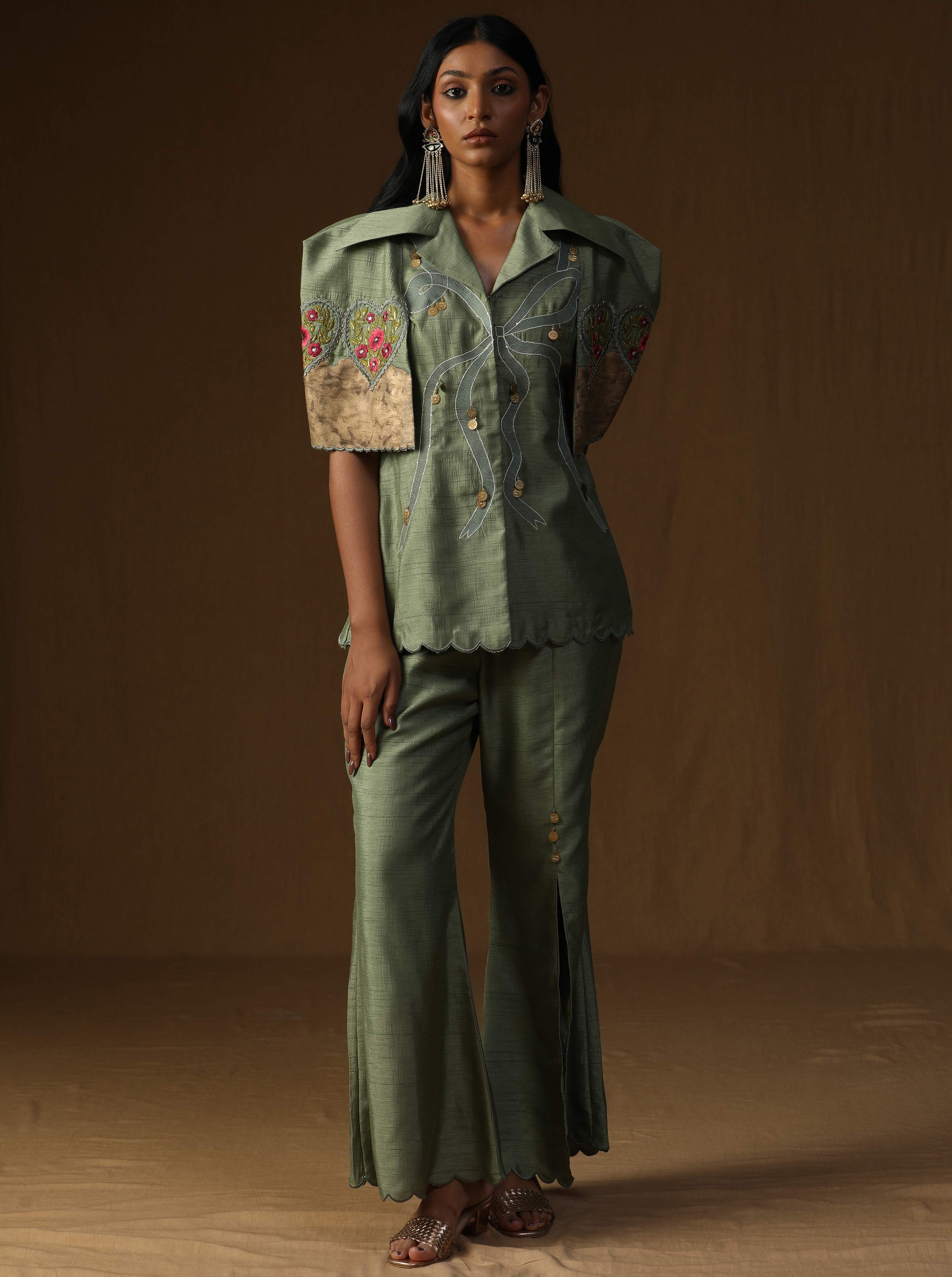 Chitra Pista Noor � The Artisan Rooh Co-ord Set