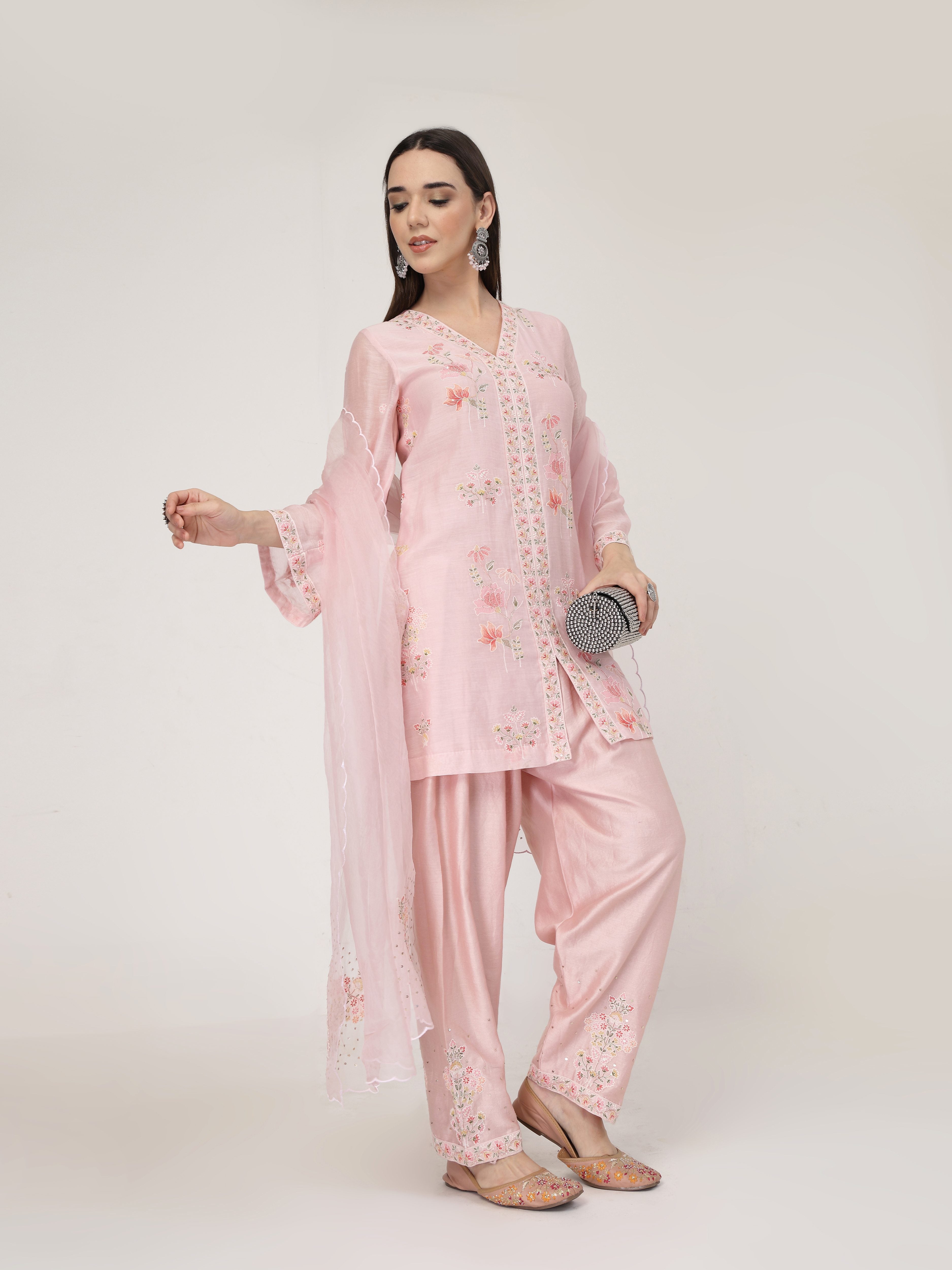 Pearl Pink Suit Set