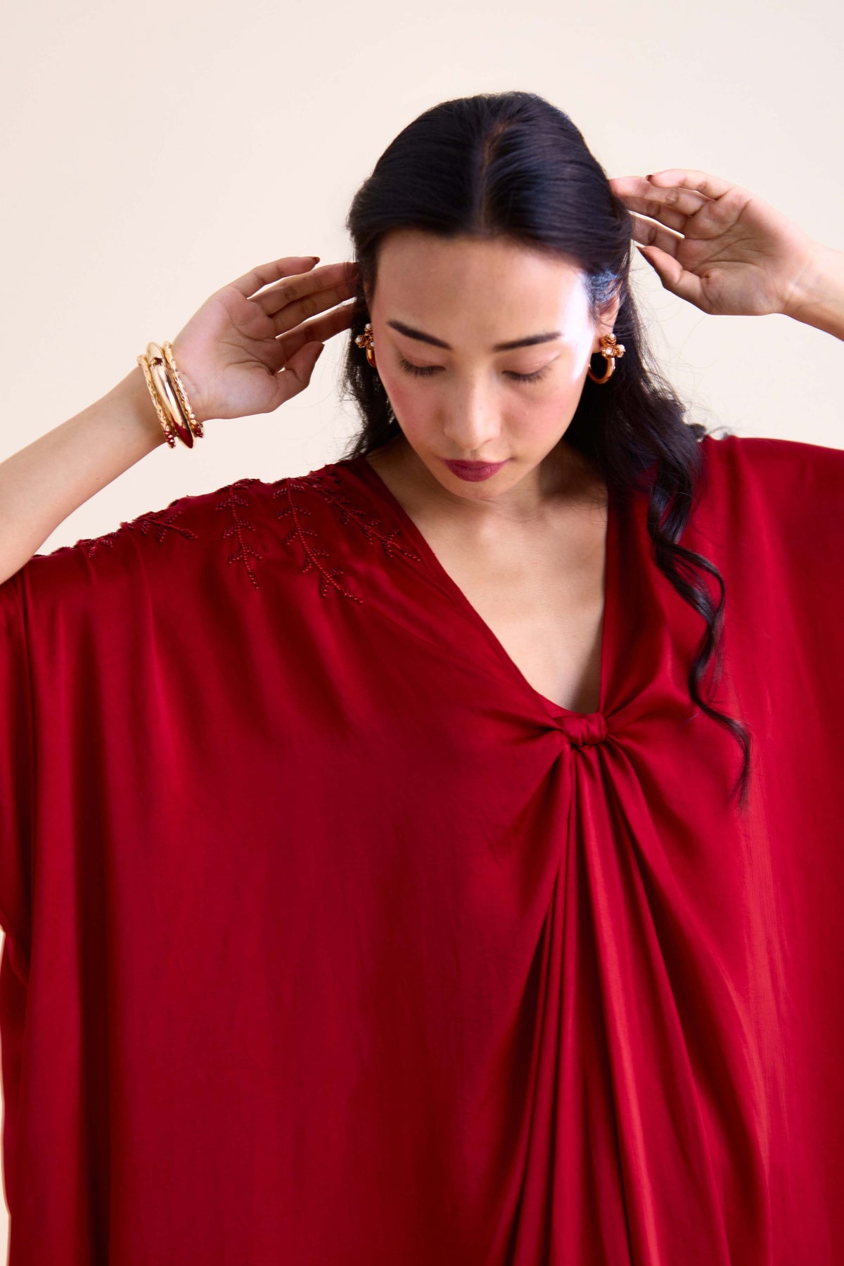 Diya Knoted Kaftan