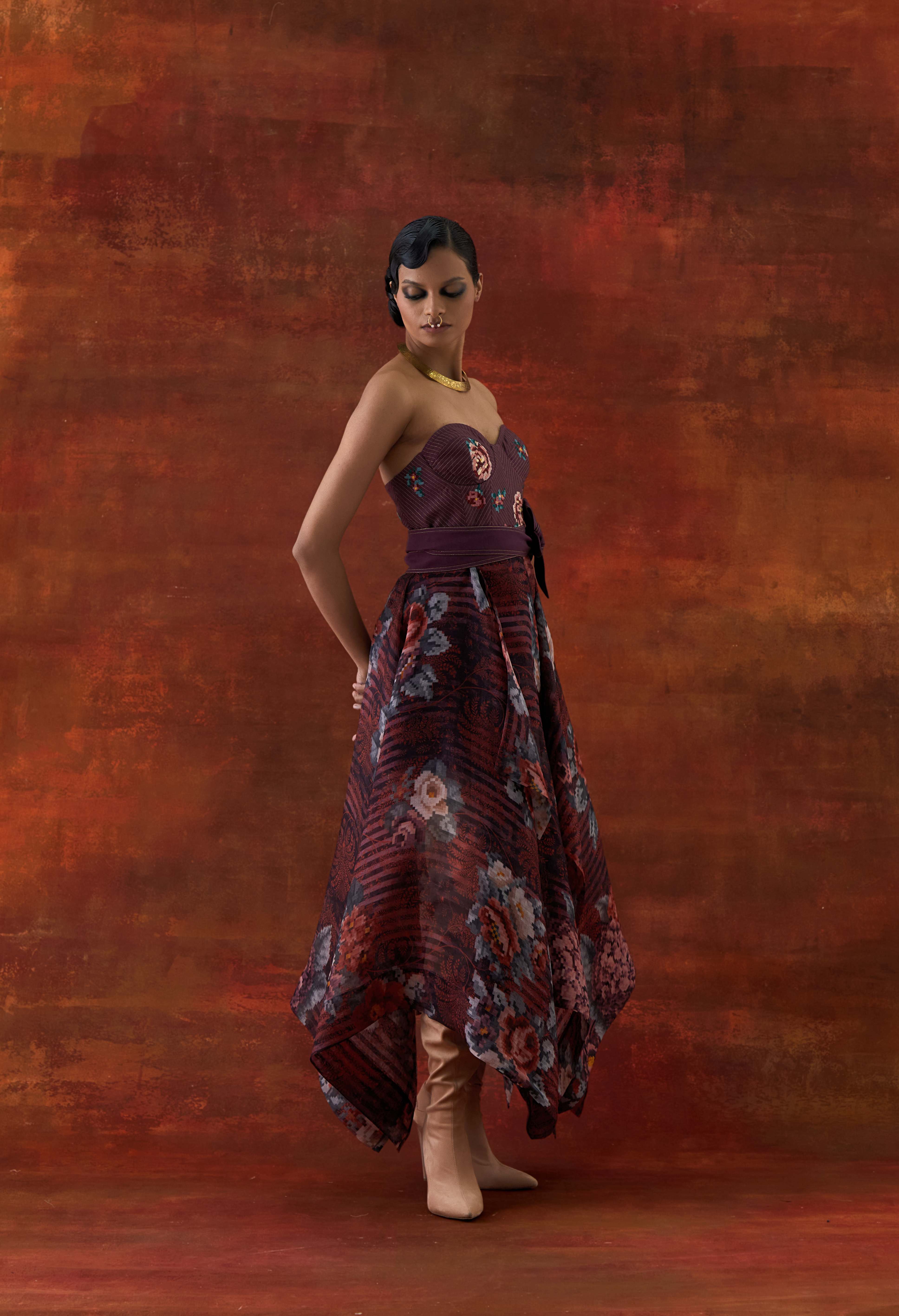 EMB CORSET DRESS - image 2