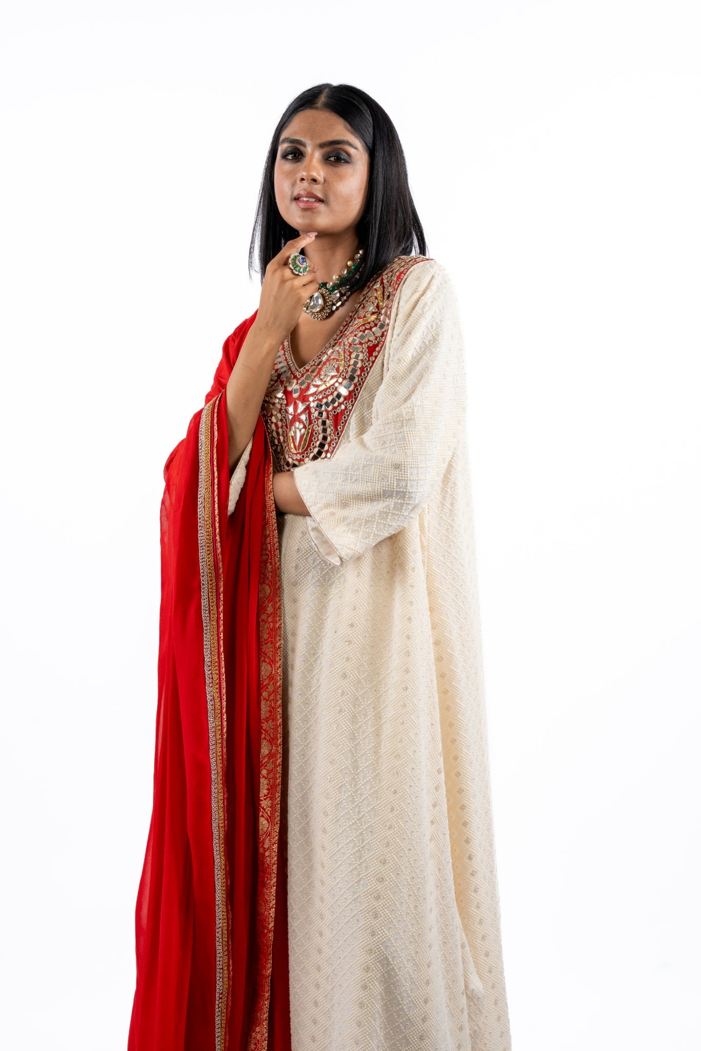 Ivory Festive Kurta Set