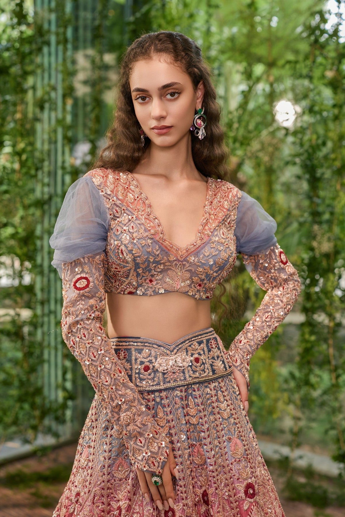 Dwirang-     A Tale in Two Hues Lehenga