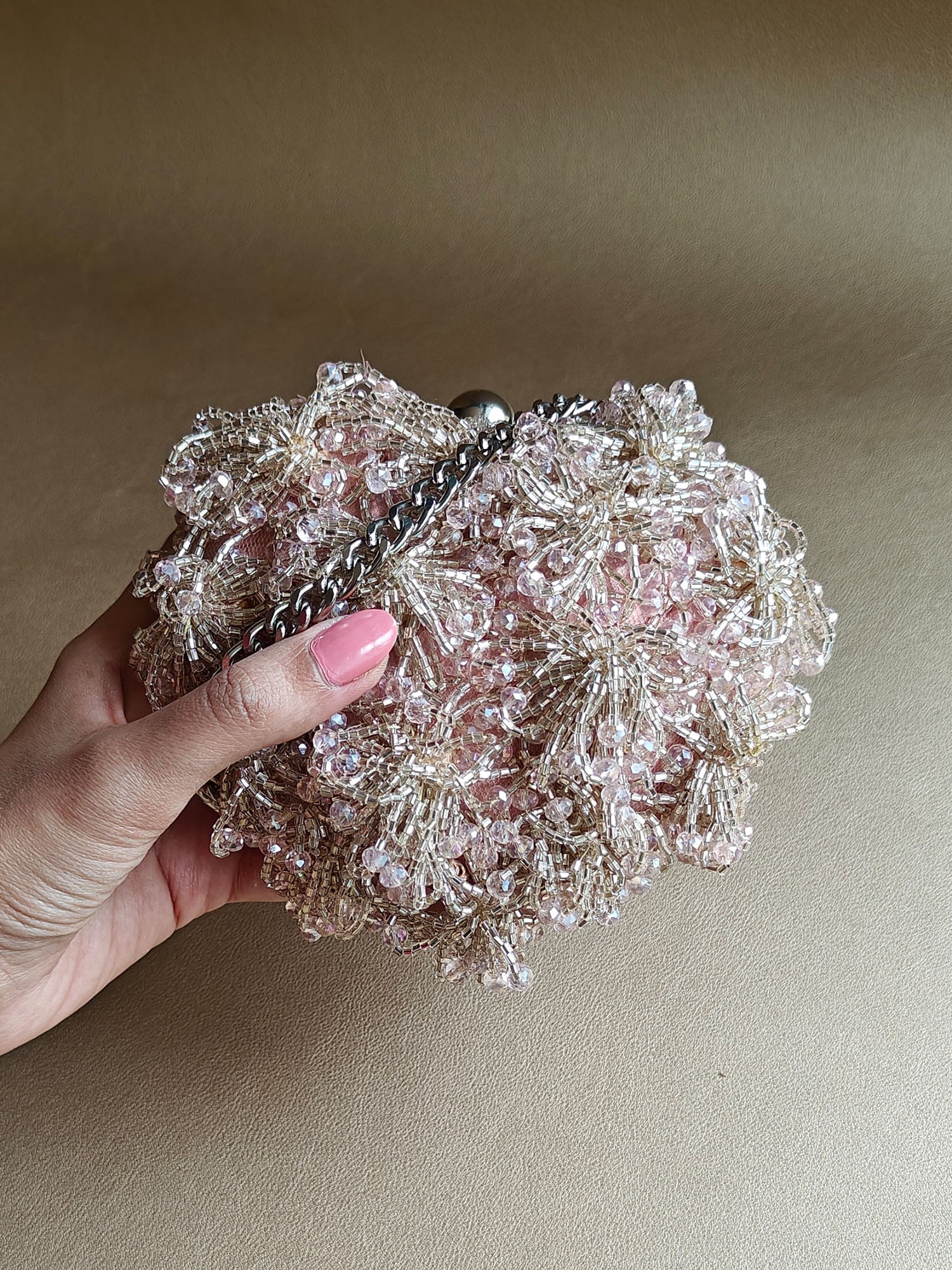 Pink Micro Heart Bag