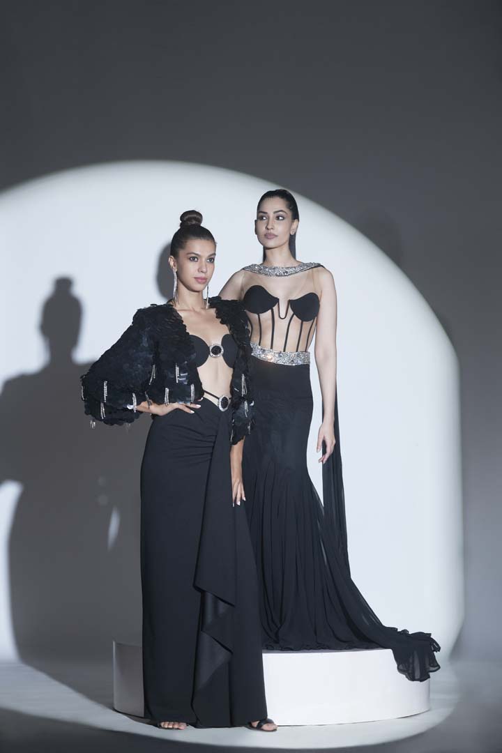 Black Corset with Skirt