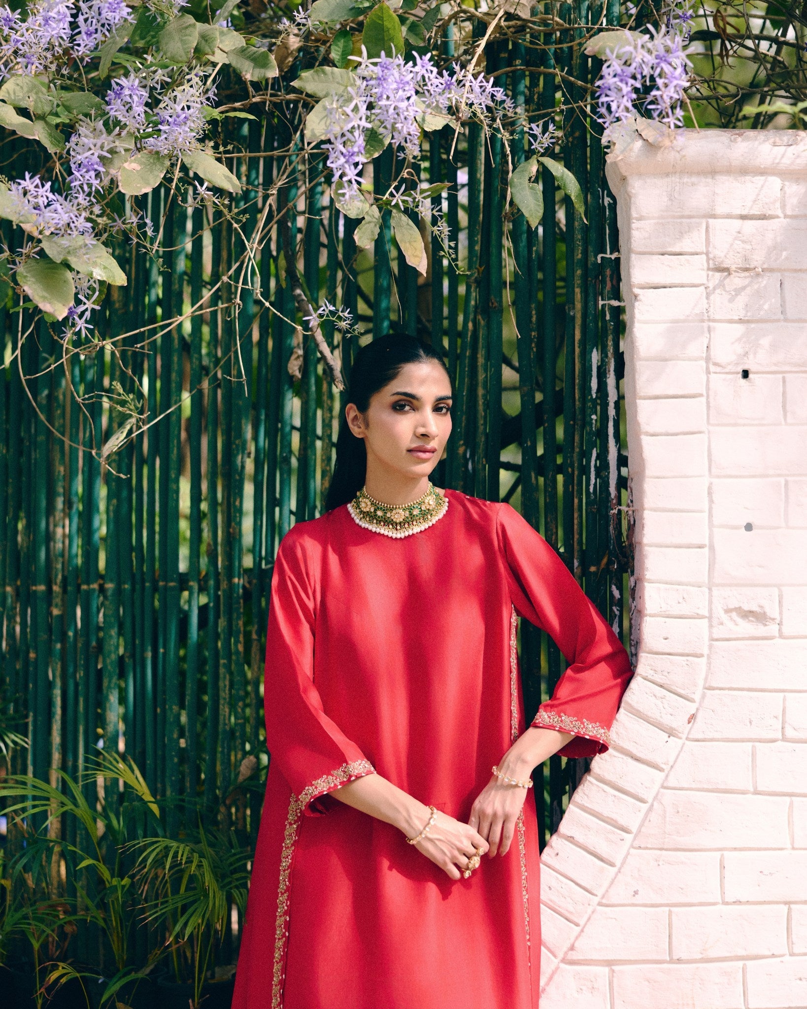 Whispers of Bandhani Kurta Set