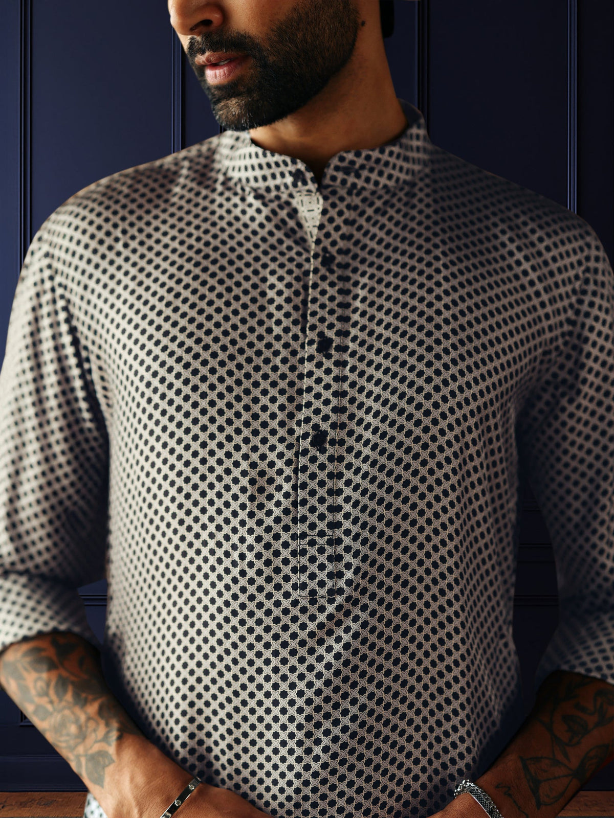 IVORY PRISM CLASSIC KURTA