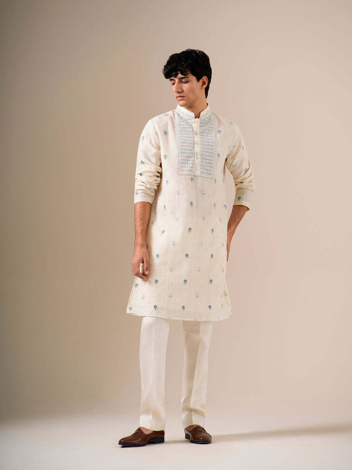 Sky Petal Kurta Set