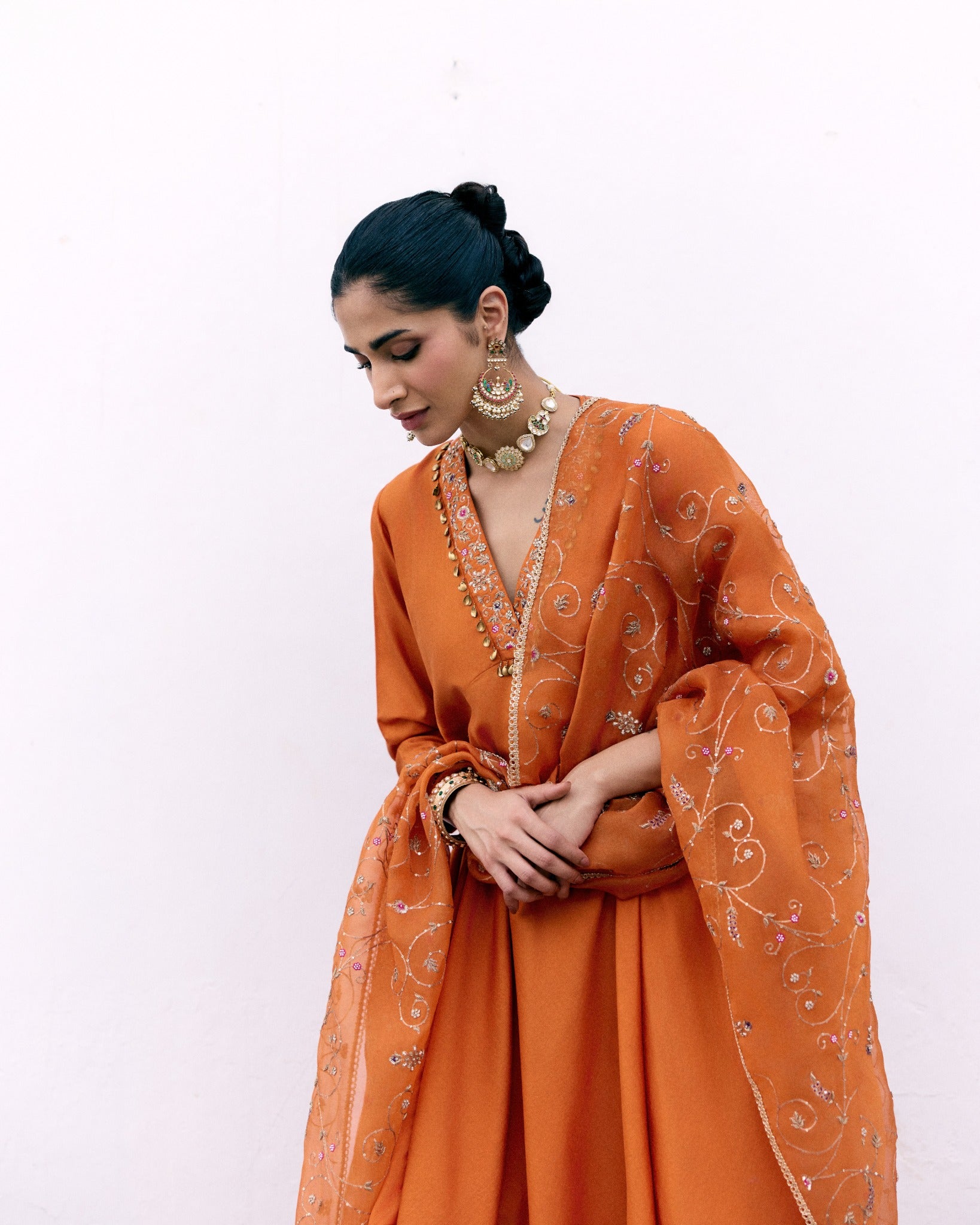 Santari Jaal Kurta Set