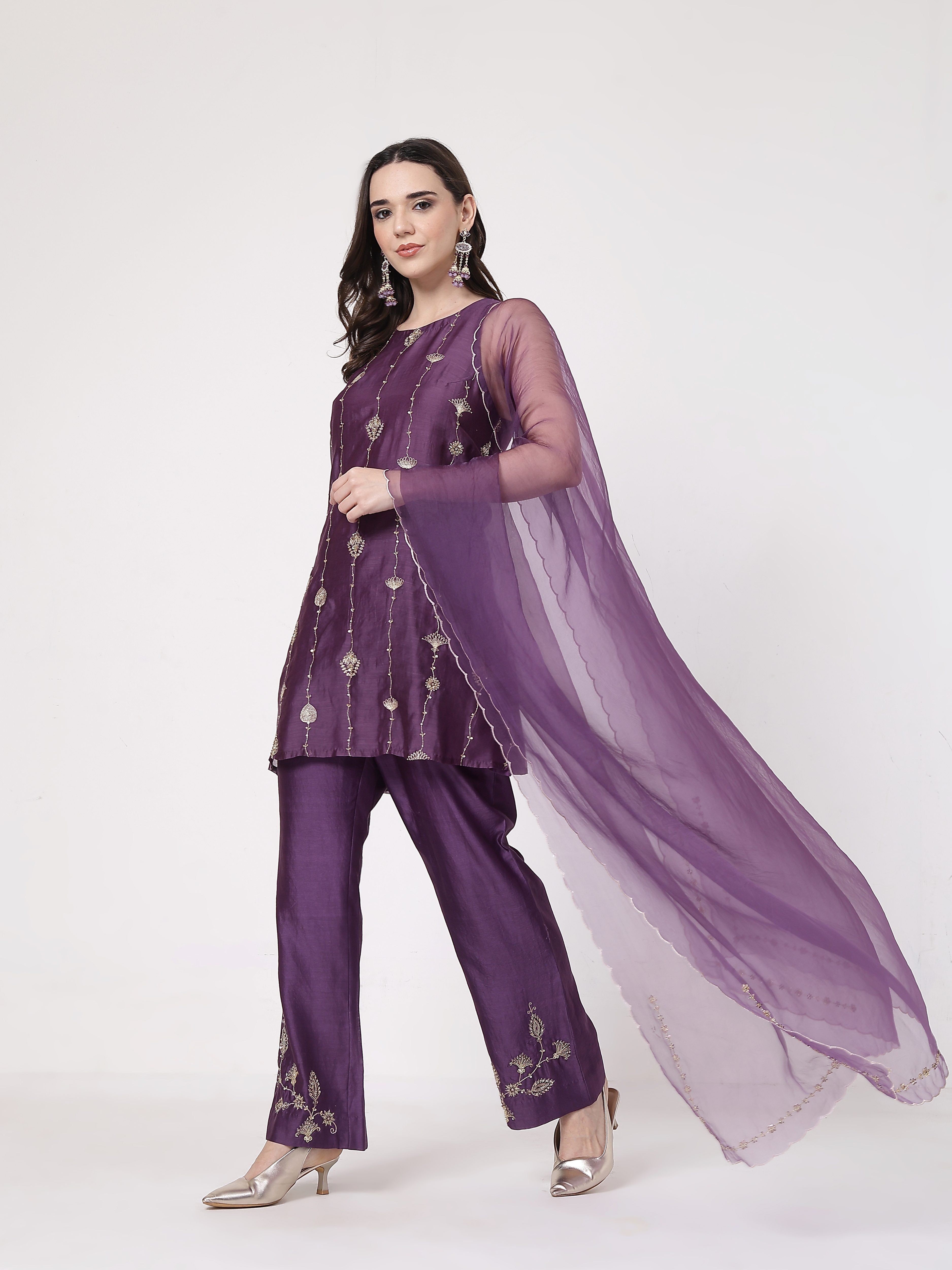 Violet A-line Set