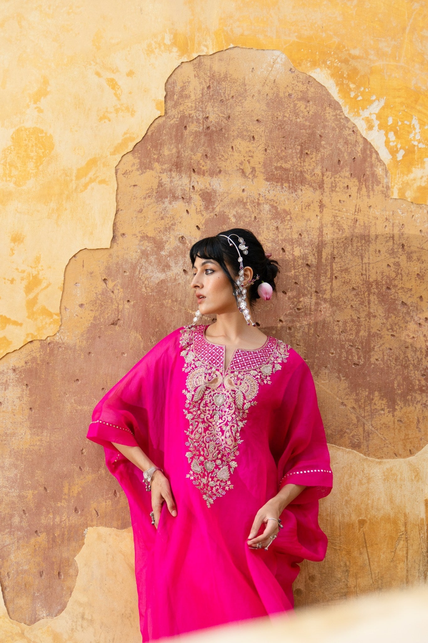 Peacock kaftan