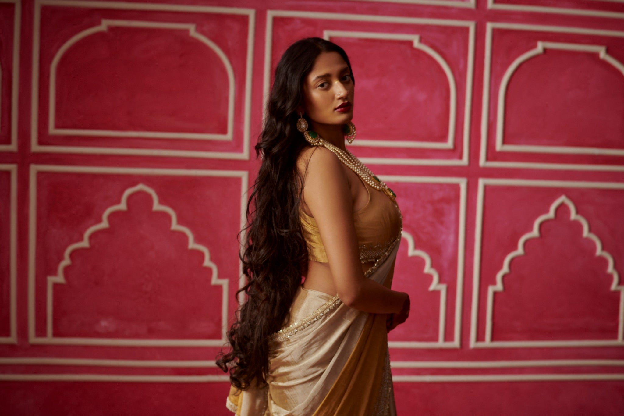 sona chandi  saree