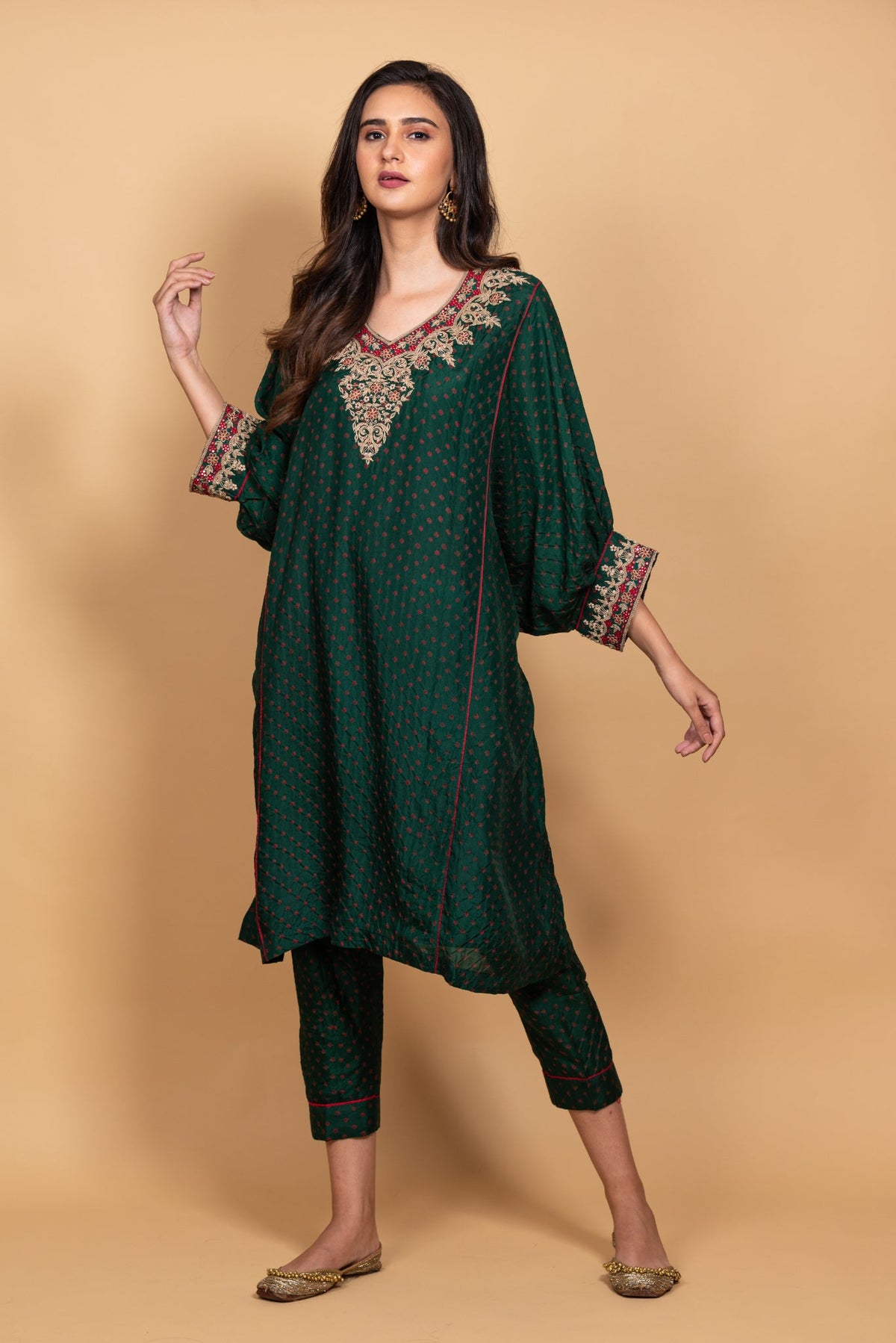cord kaftan set