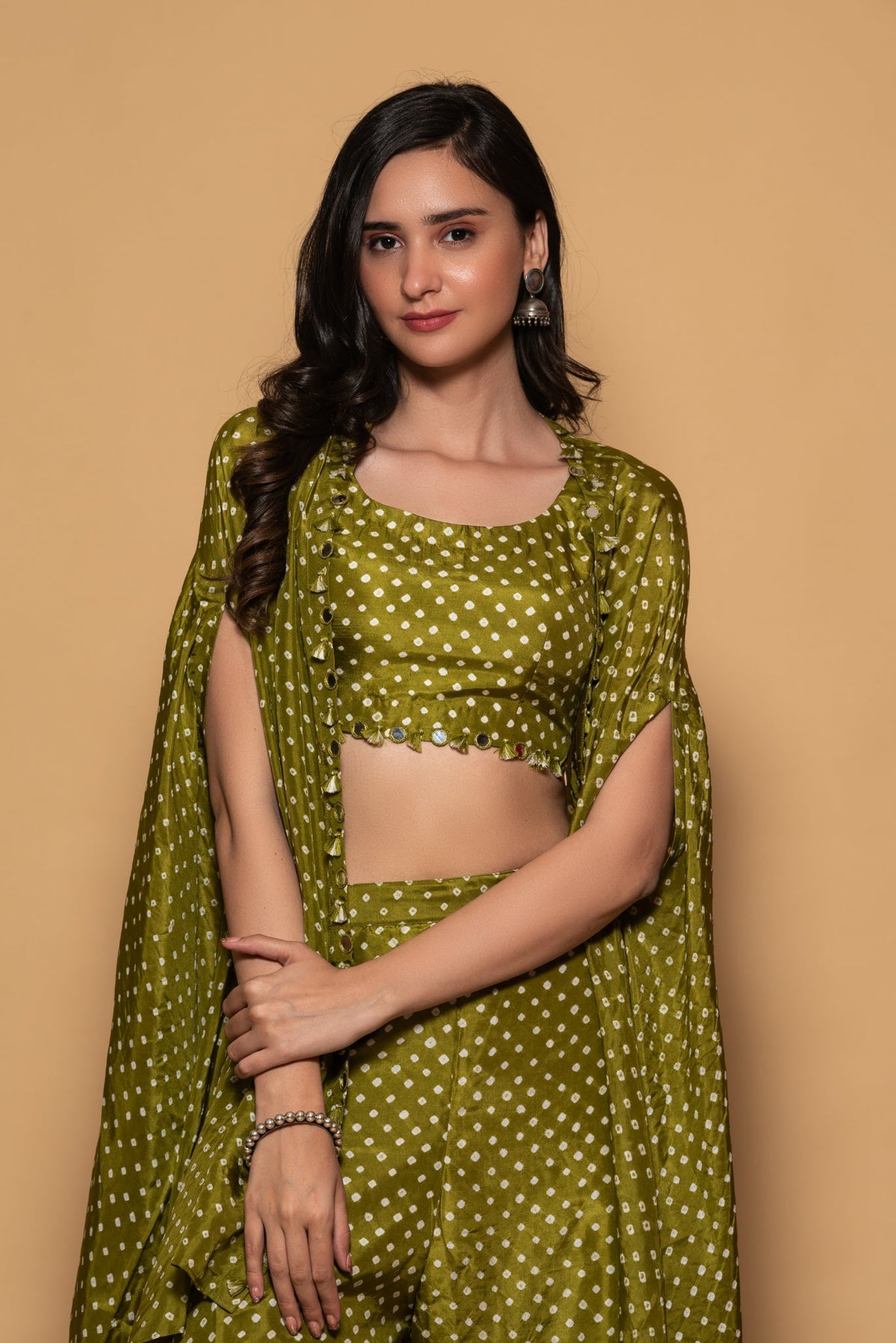 Bandhni fusion set