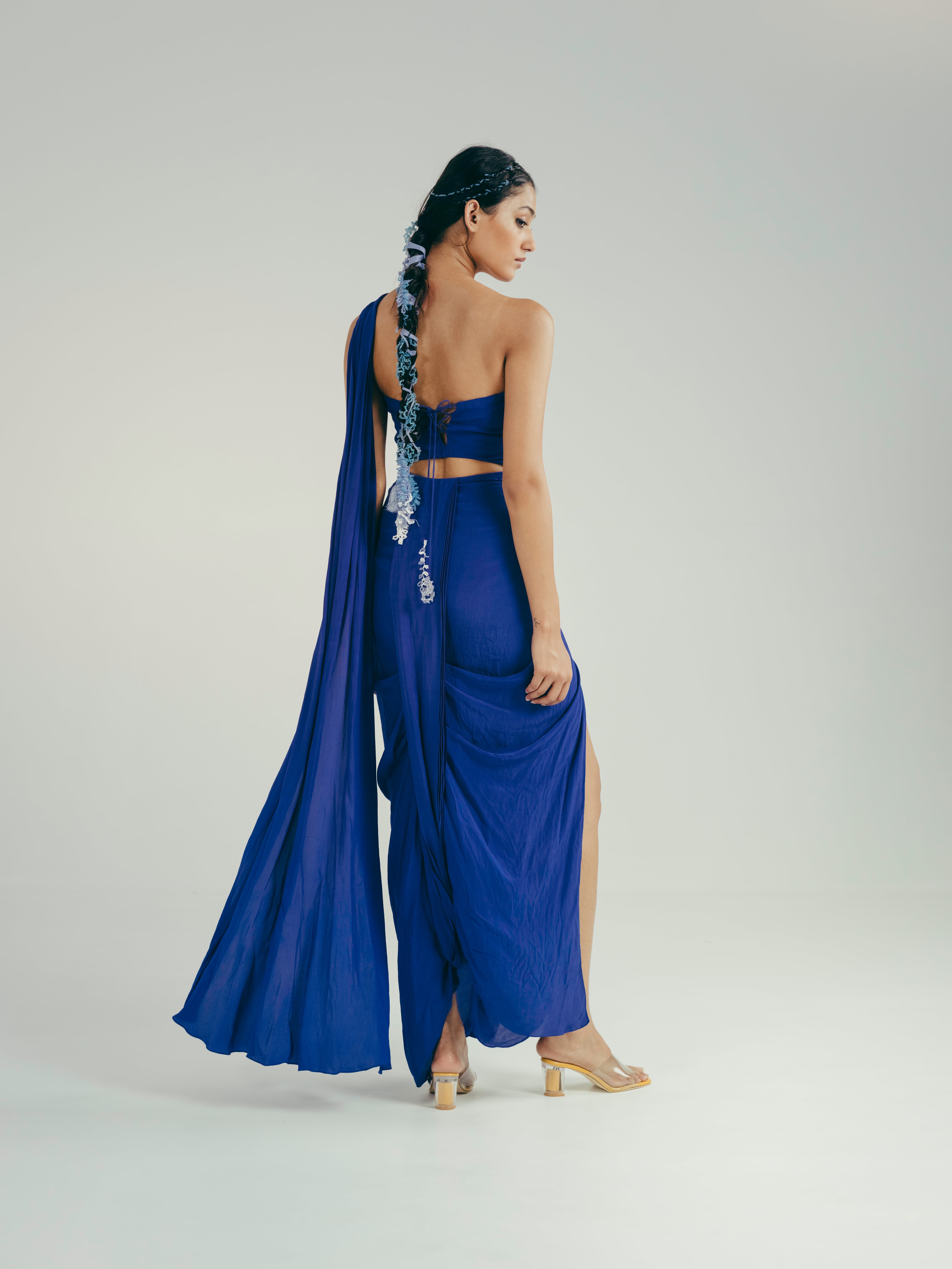 The Ruched Corset Saree