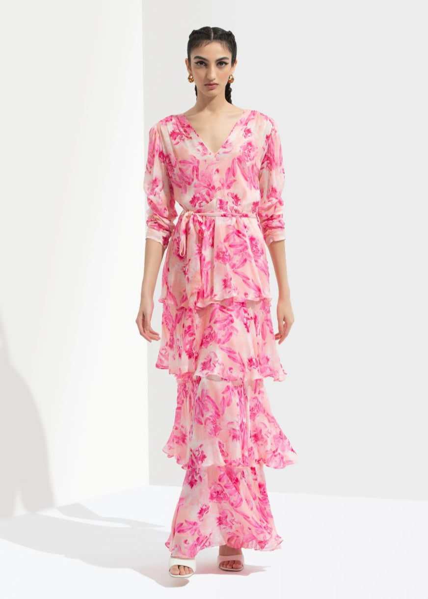 Sakura Tiered Maxi Dress