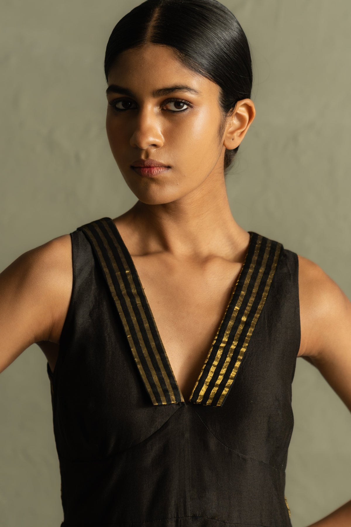 Ojas Collared Dress