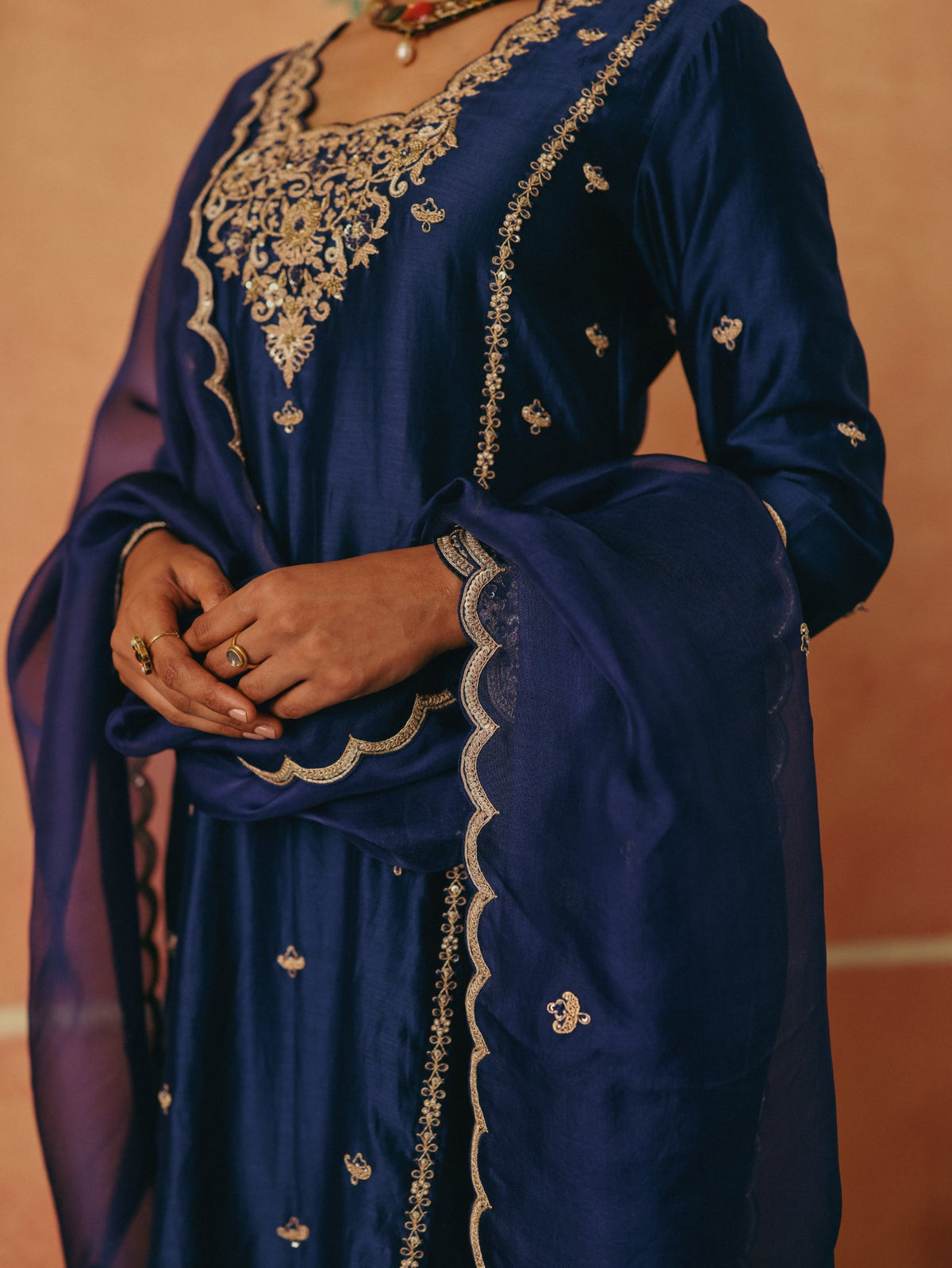 Neelam Nazakat Kurta Set