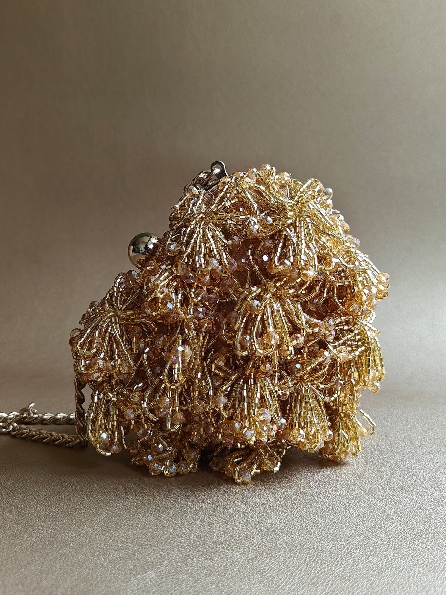 Gold Micro Heart Bag