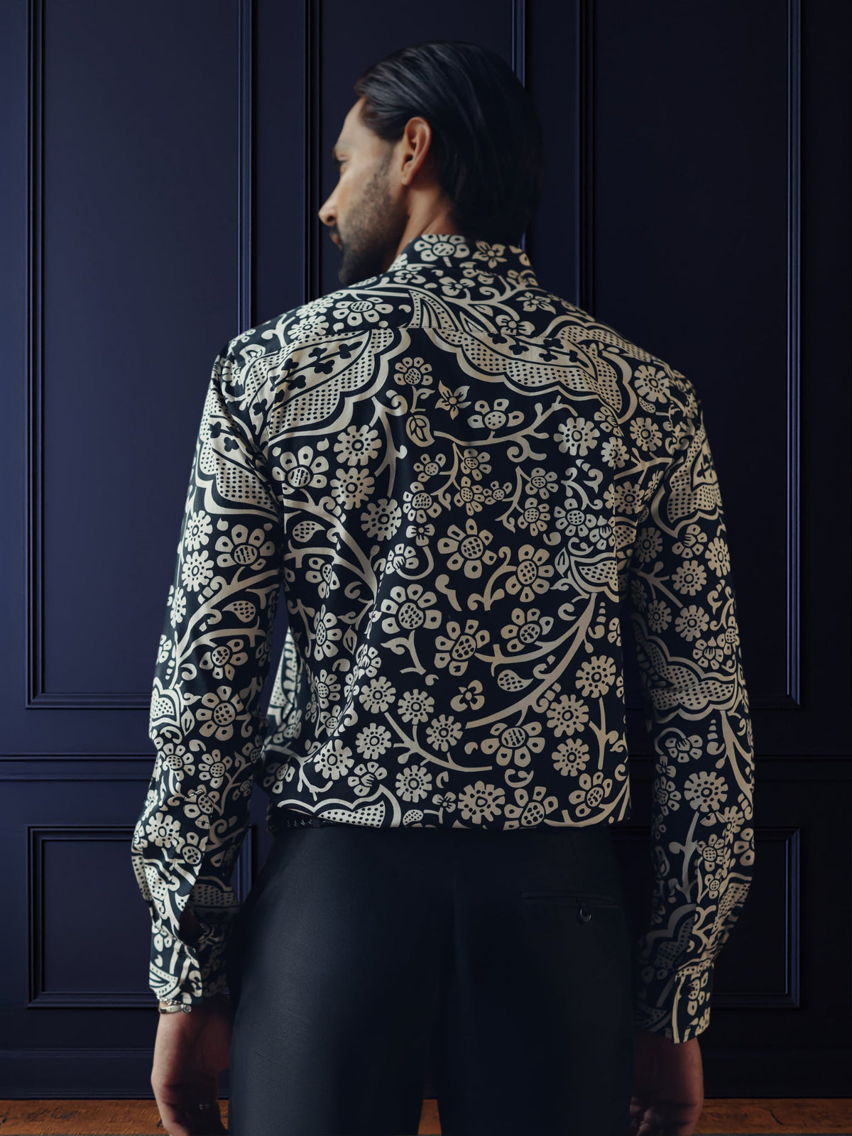 FLORAL NOIR SHIRT