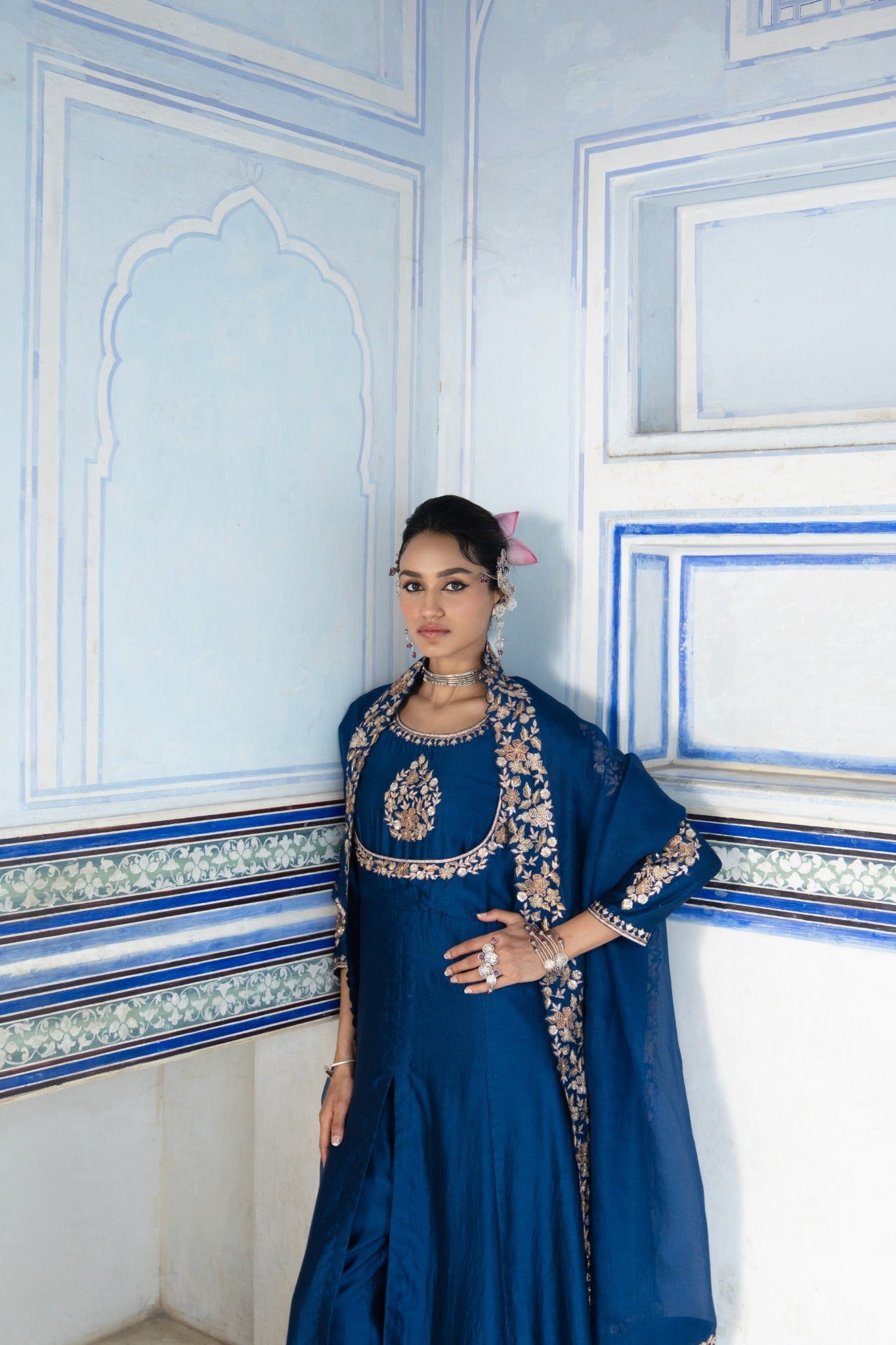 Floral mughal anarkali