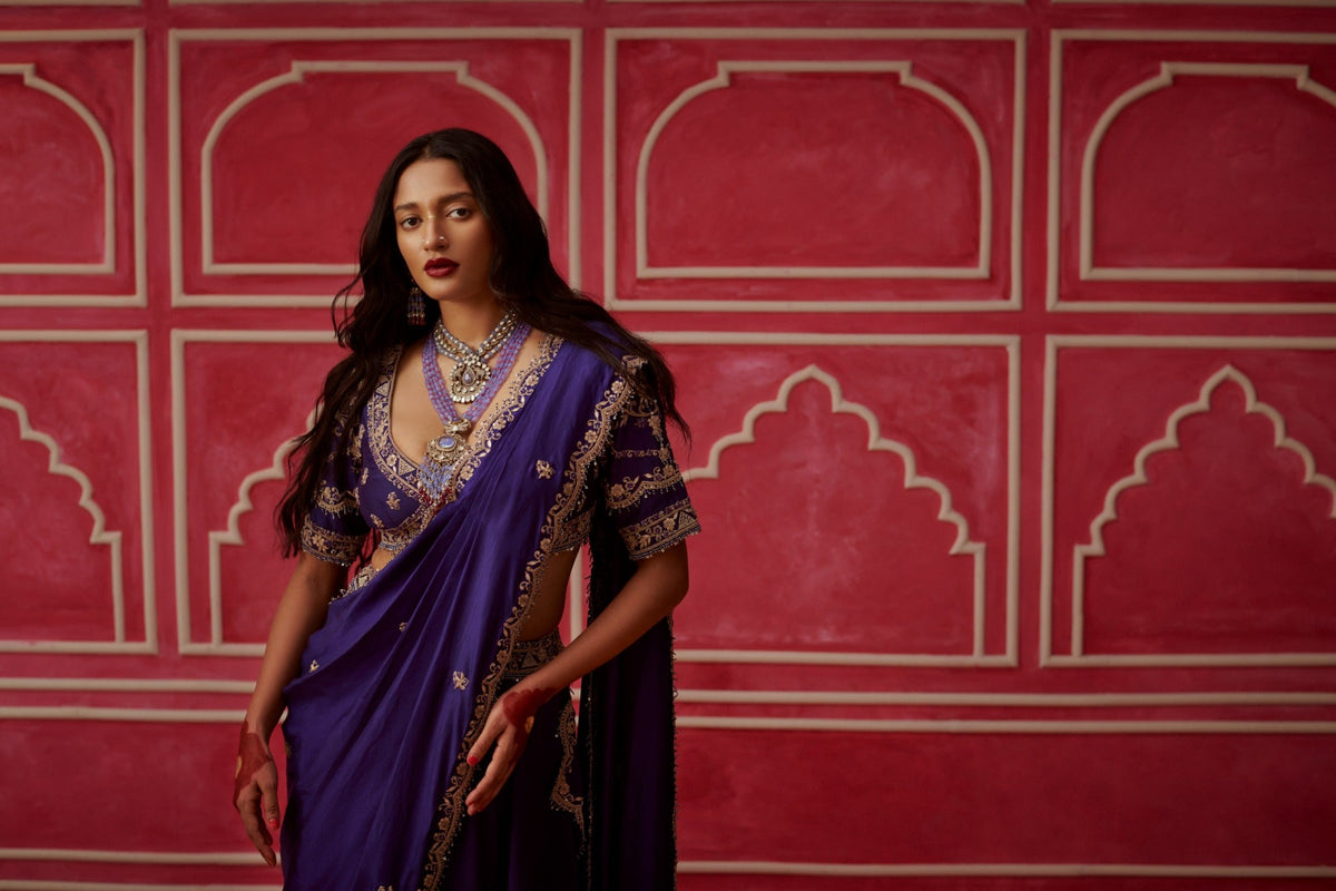 saarang lehenga saree