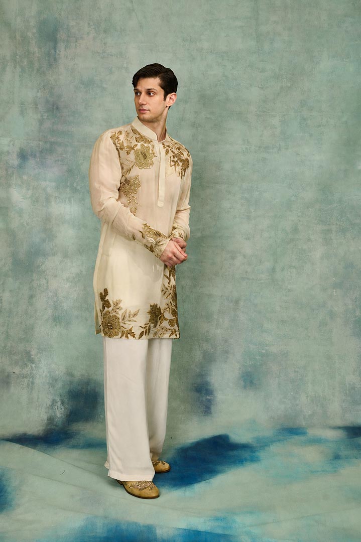 IVORY HERITAGE KURTA SET