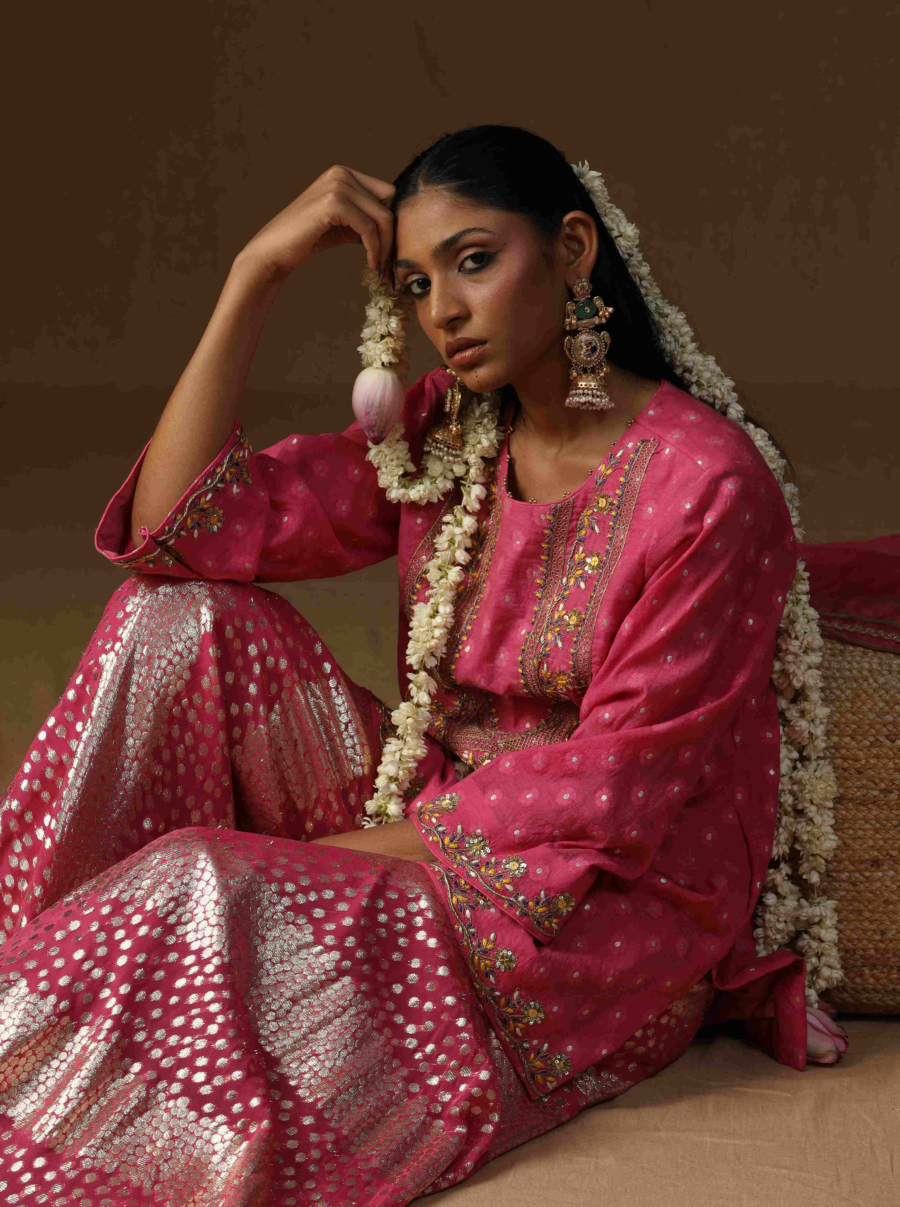 Rasika � Gulabi Embroidered Sharara Set