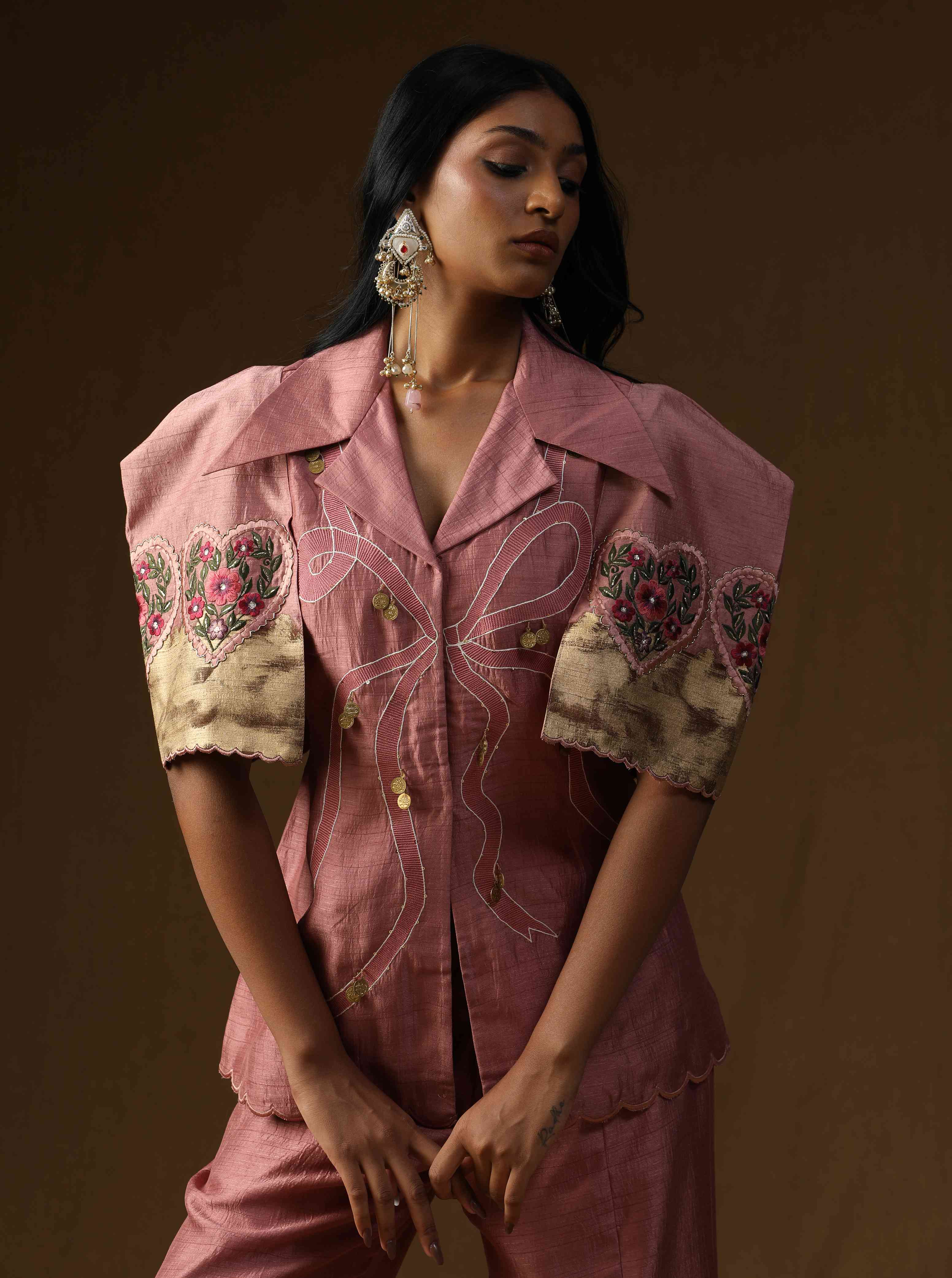 Chitra Gulab Noor � The Artisan Rooh Co-ord Set